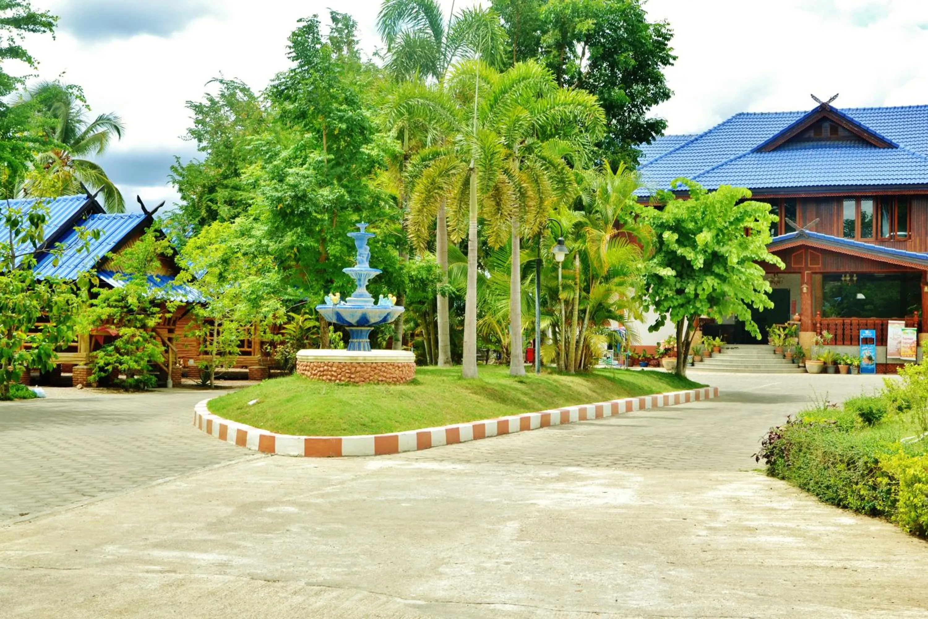 Bird's eye view in Suandarbporn Resort Mae Sot
