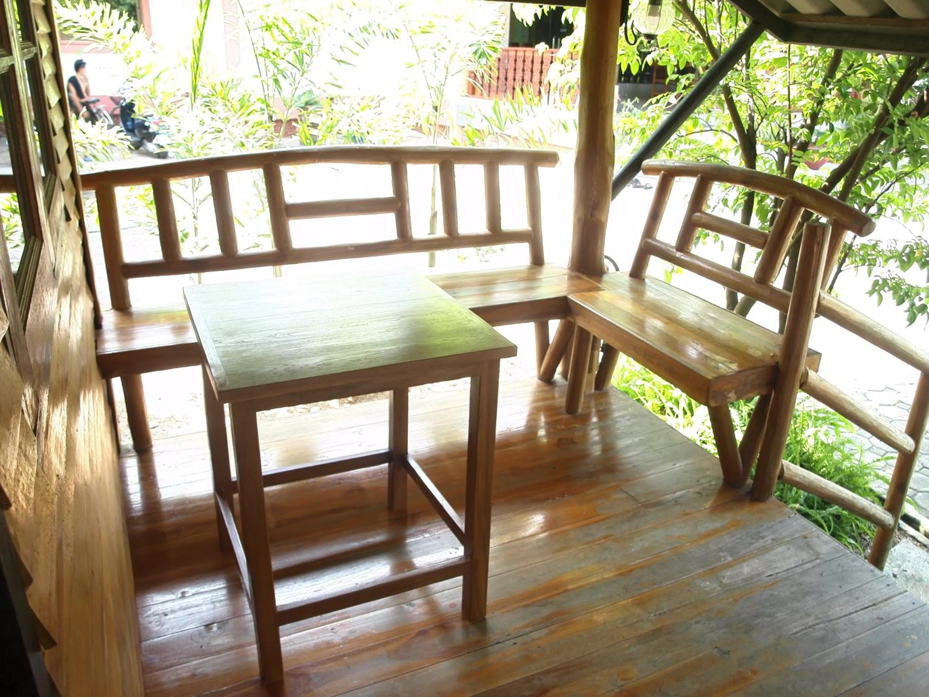 Balcony/Terrace in Suandarbporn Resort Mae Sot