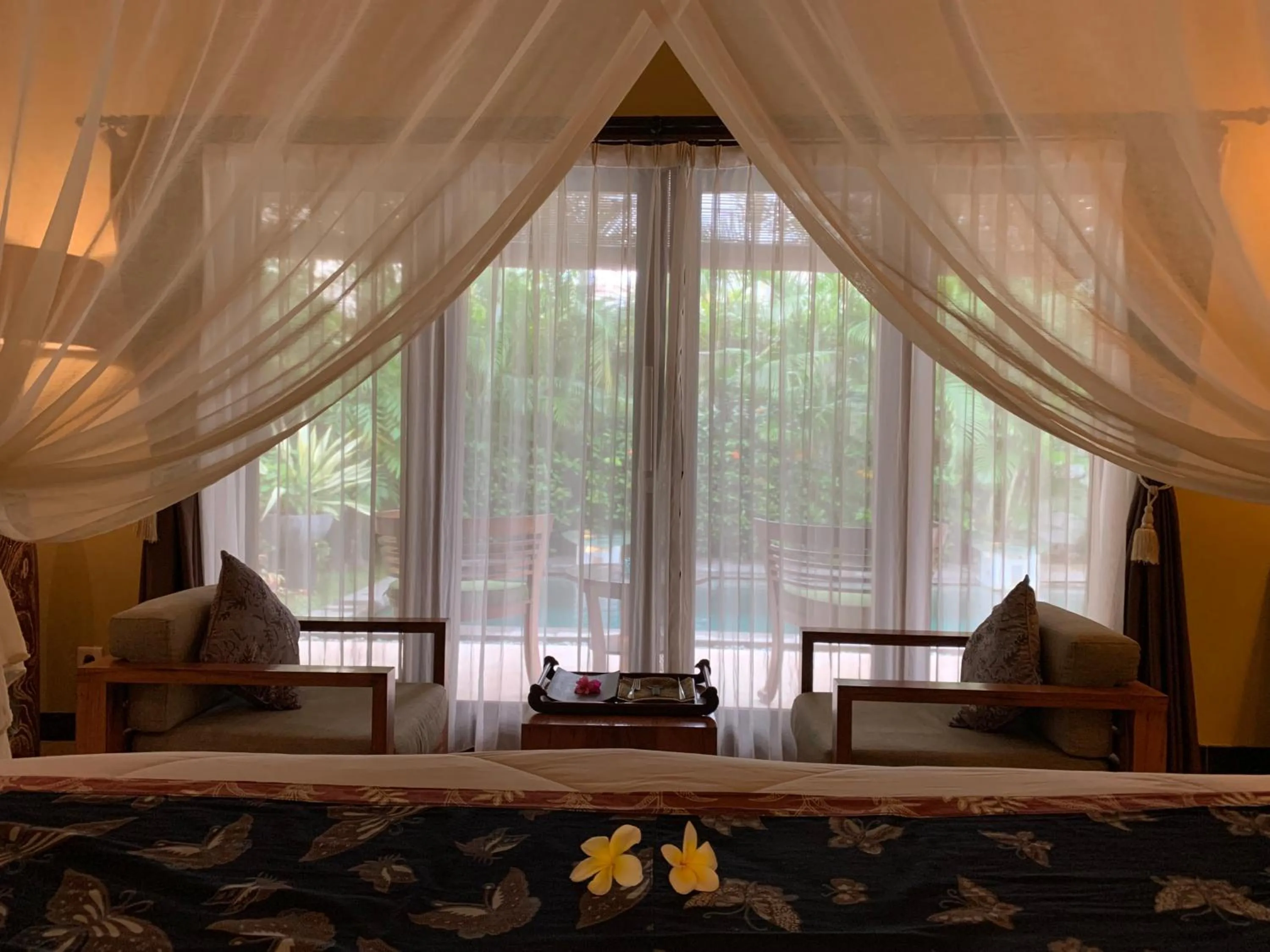 View (from property/room), Bed in Nike Villas