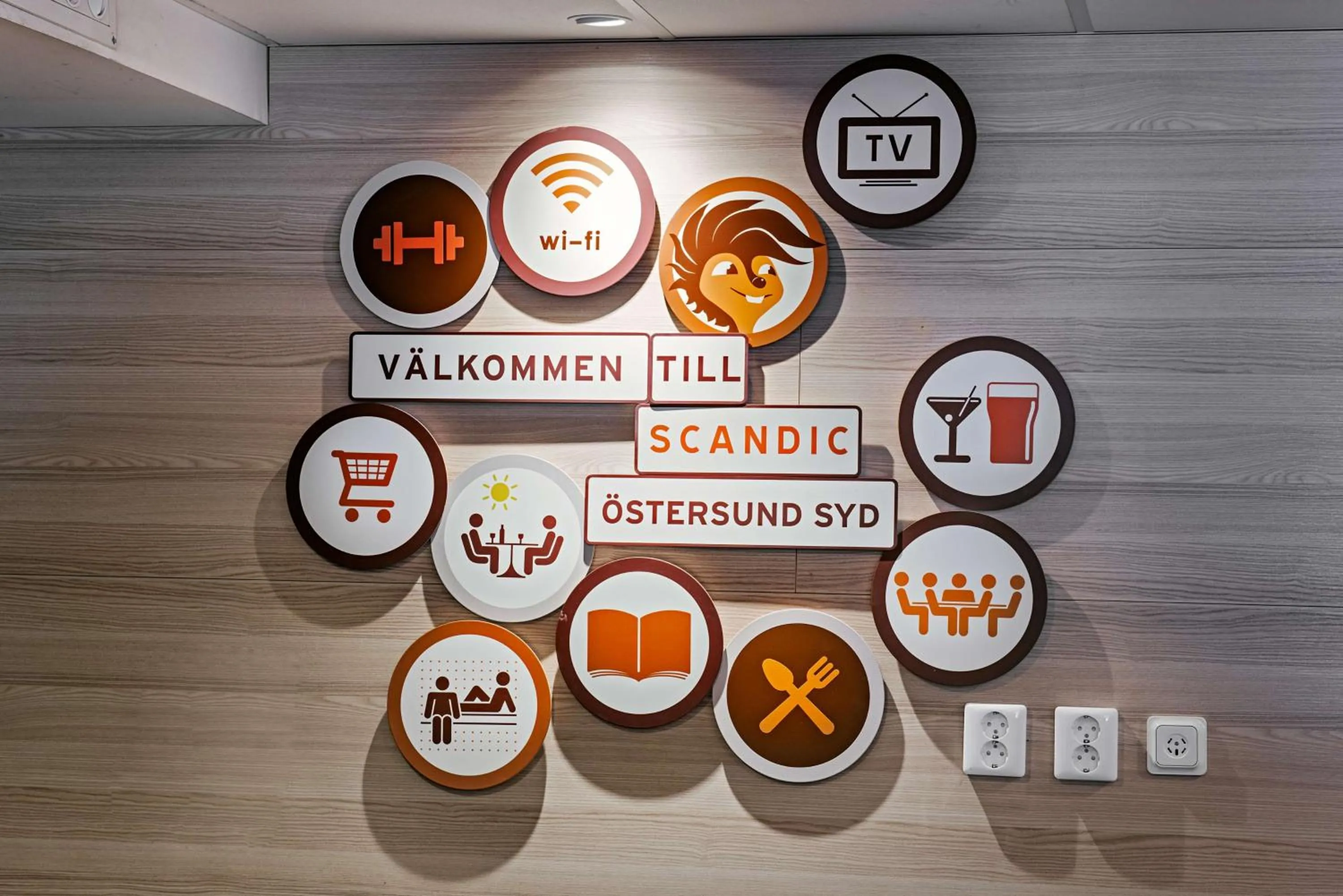 Lobby or reception in Scandic Östersund Syd