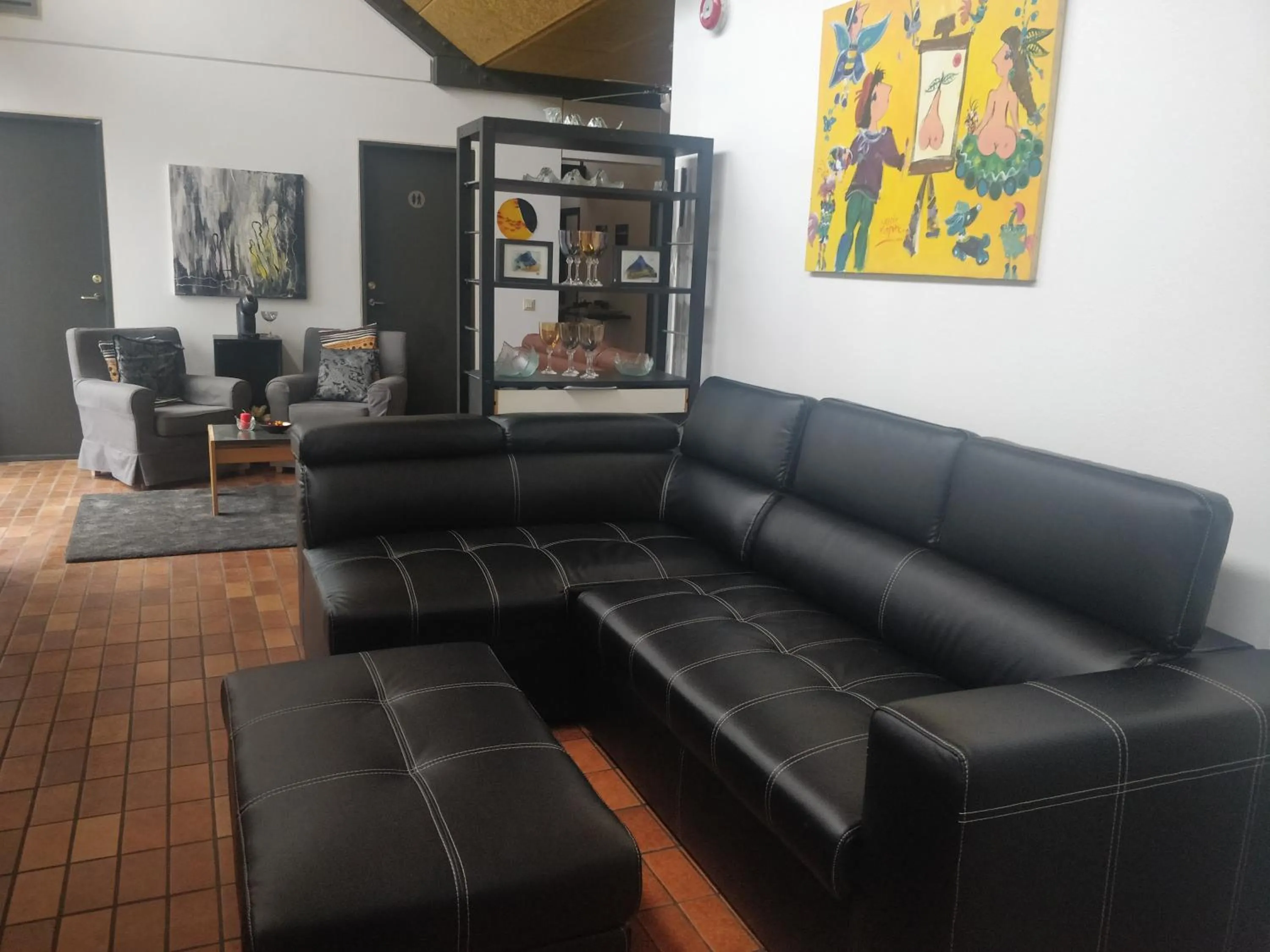 Living room in Godaland Guesthouse