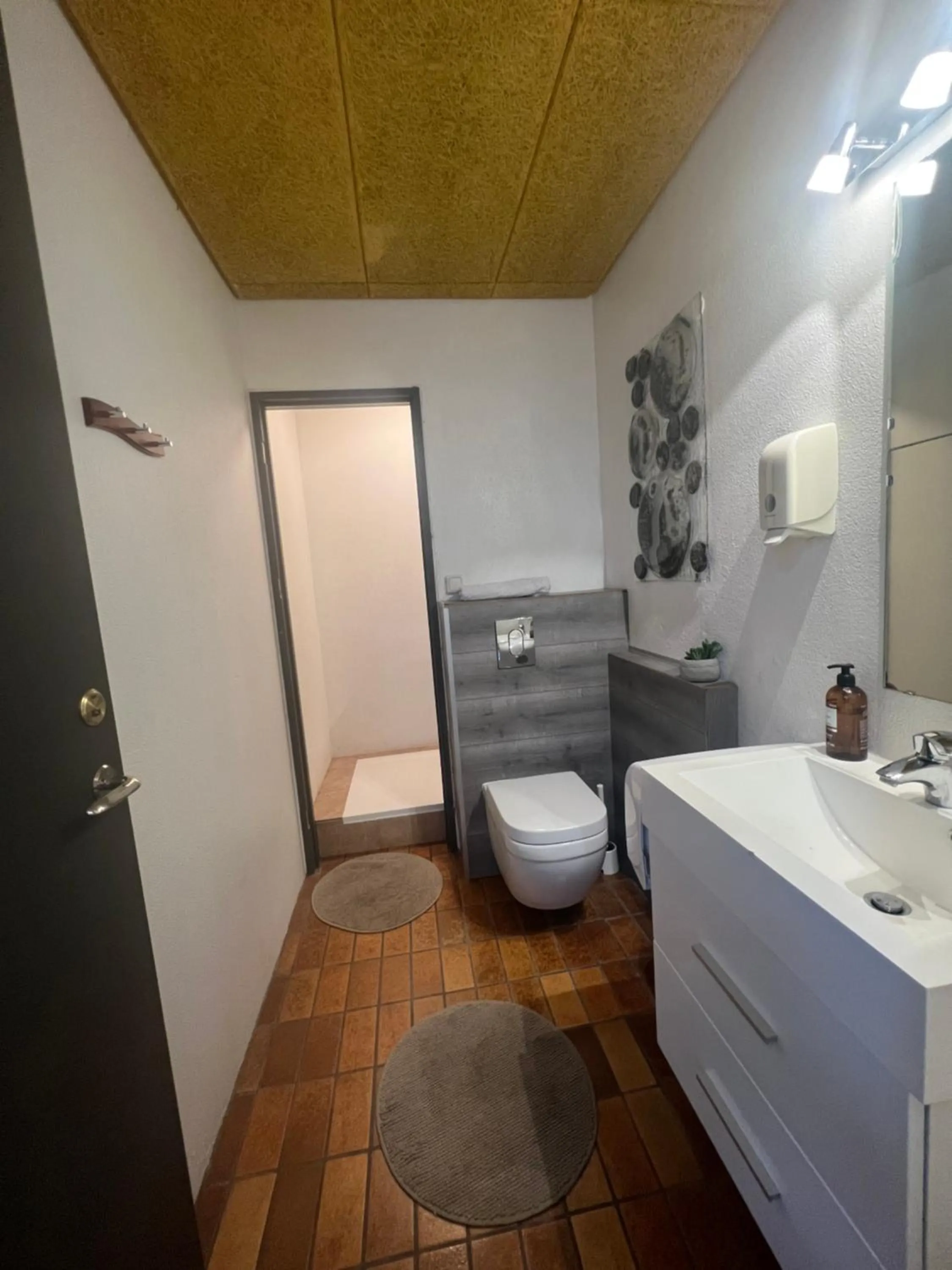 Toilet, Bed in Godaland Guesthouse