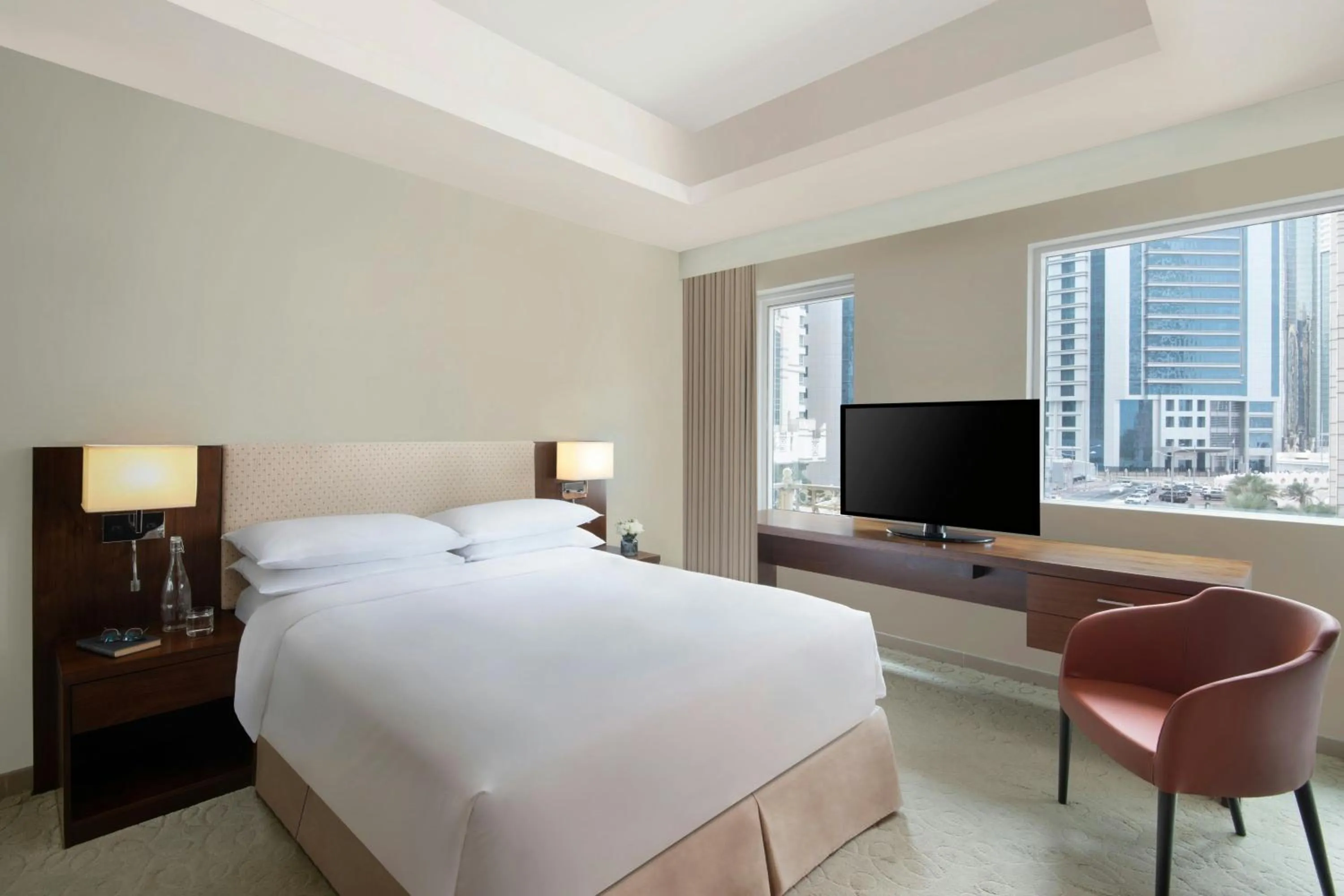 Photo of the whole room, Bed in Marriott Executive Apartments City Center Doha
