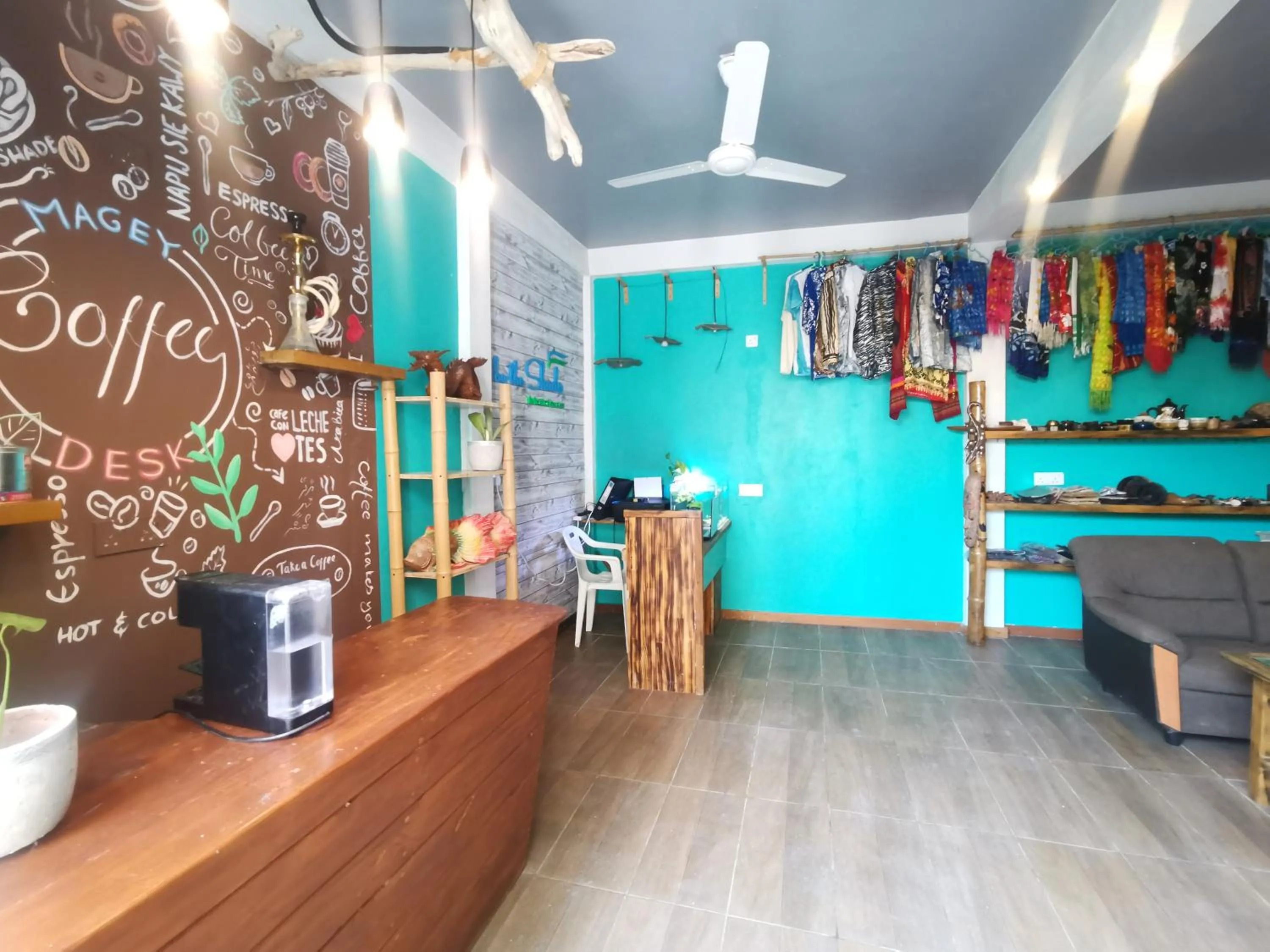 By the shade Maldives