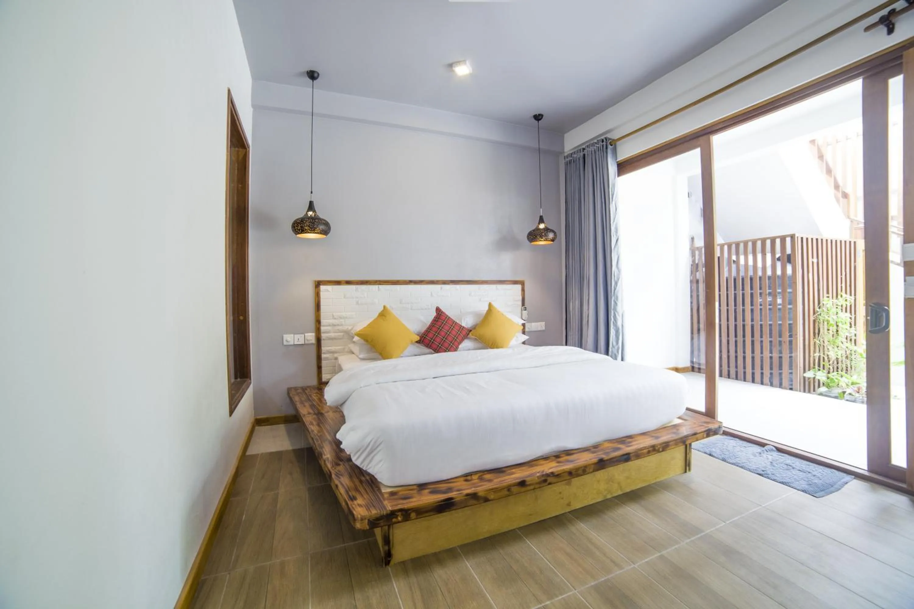 Bed in By the shade Maldives