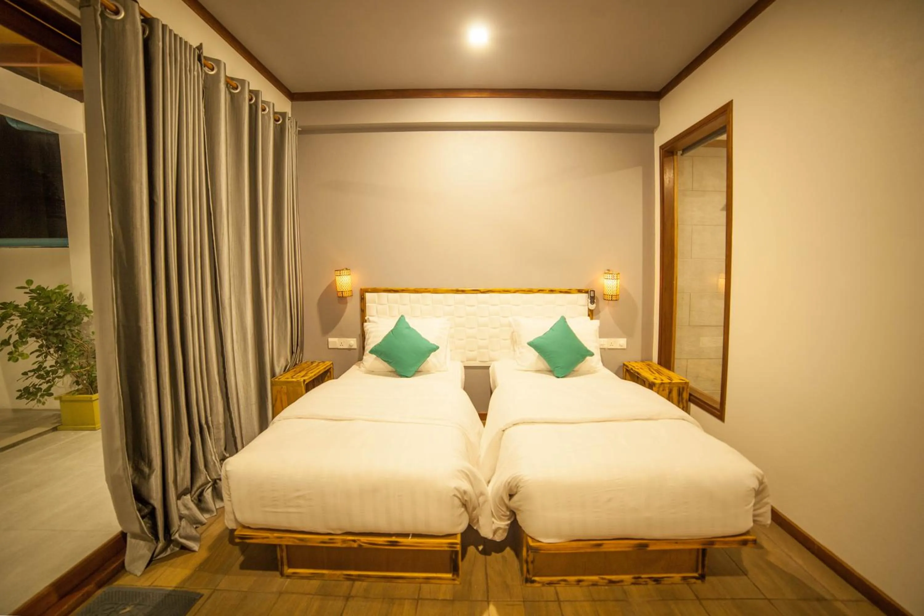 Bed in By the shade Maldives