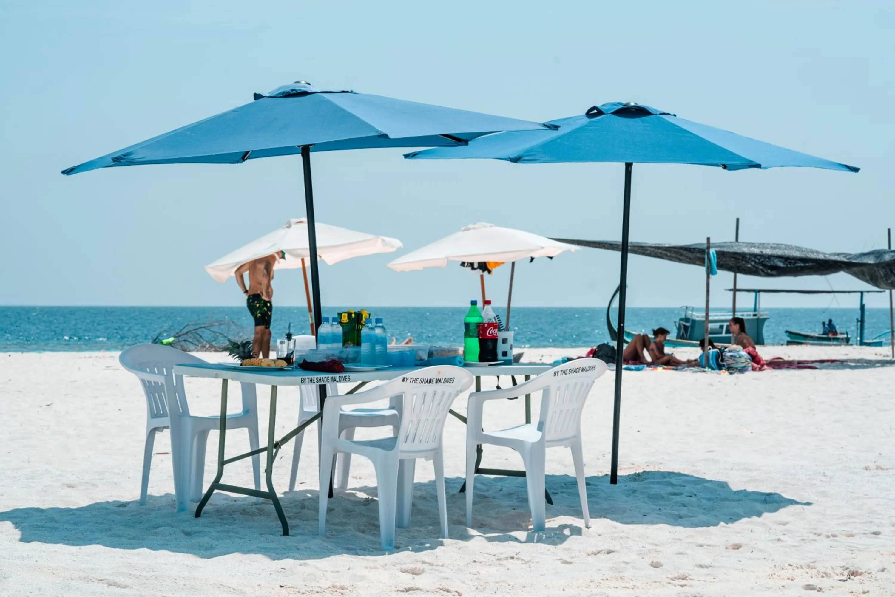 By the shade Maldives