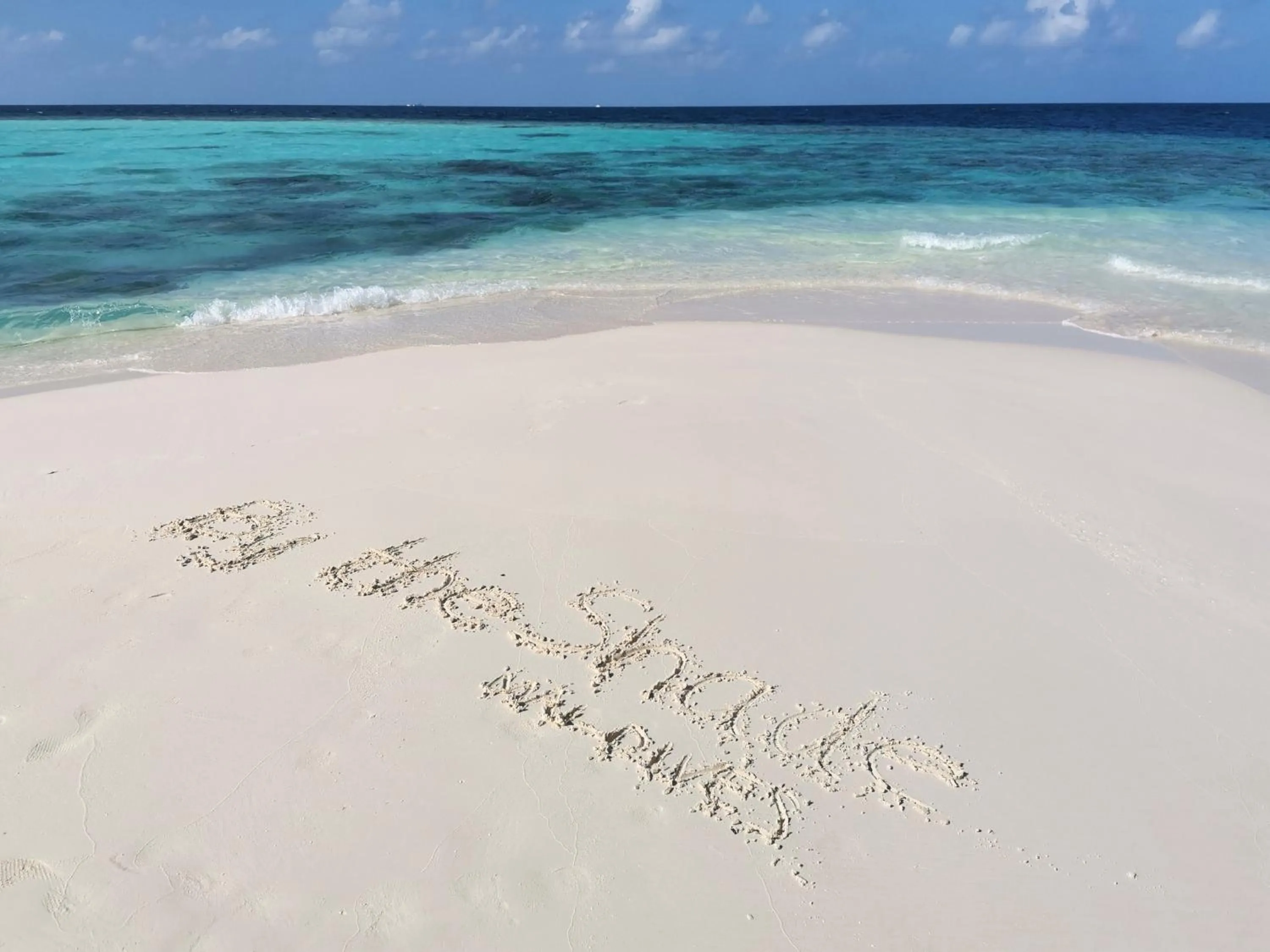 Beach in By the shade Maldives