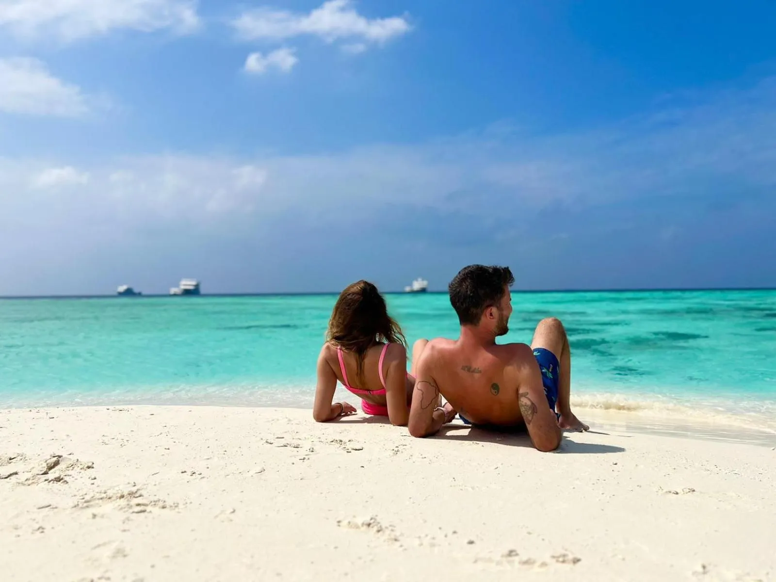 By the shade Maldives