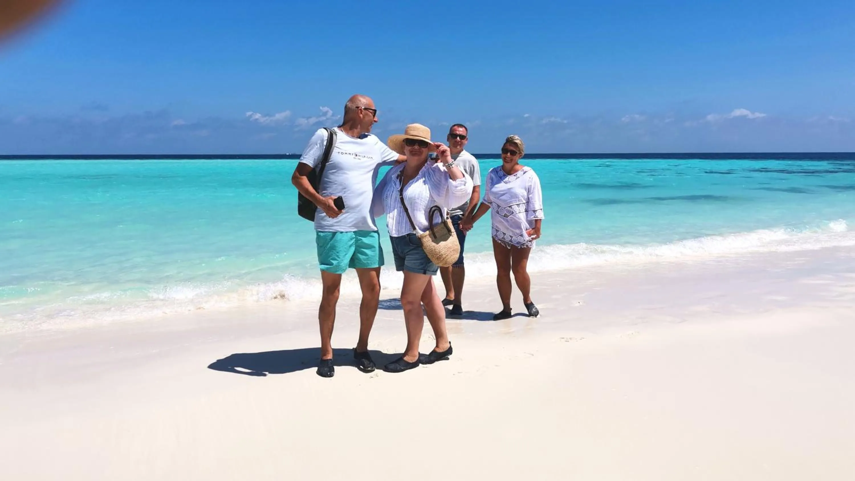By the shade Maldives