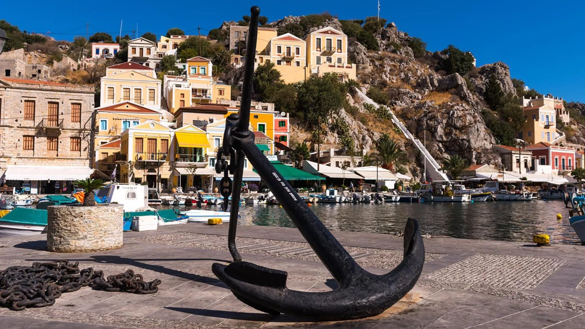 Natural landscape in The Old Symi