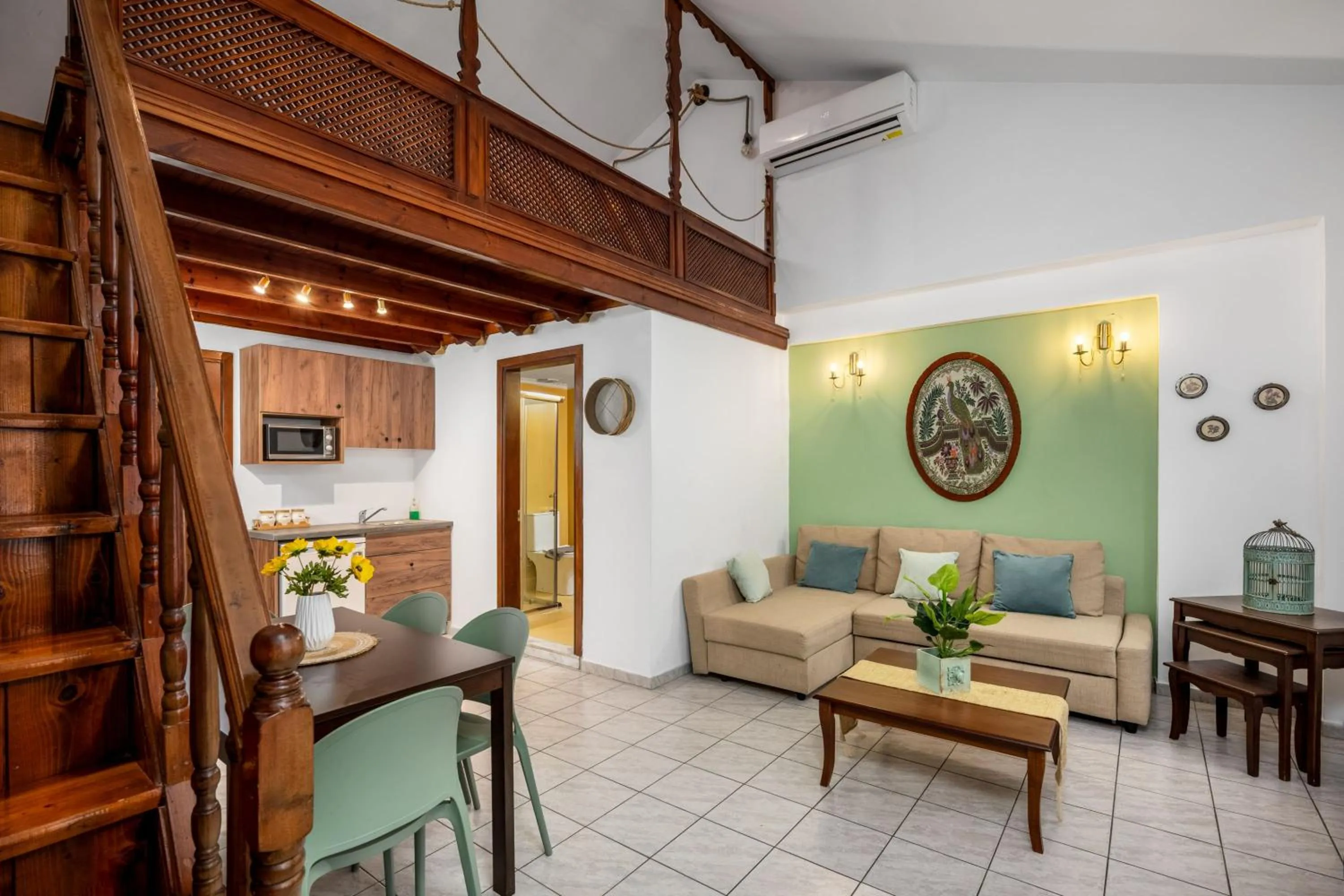 Living room in The Old Symi