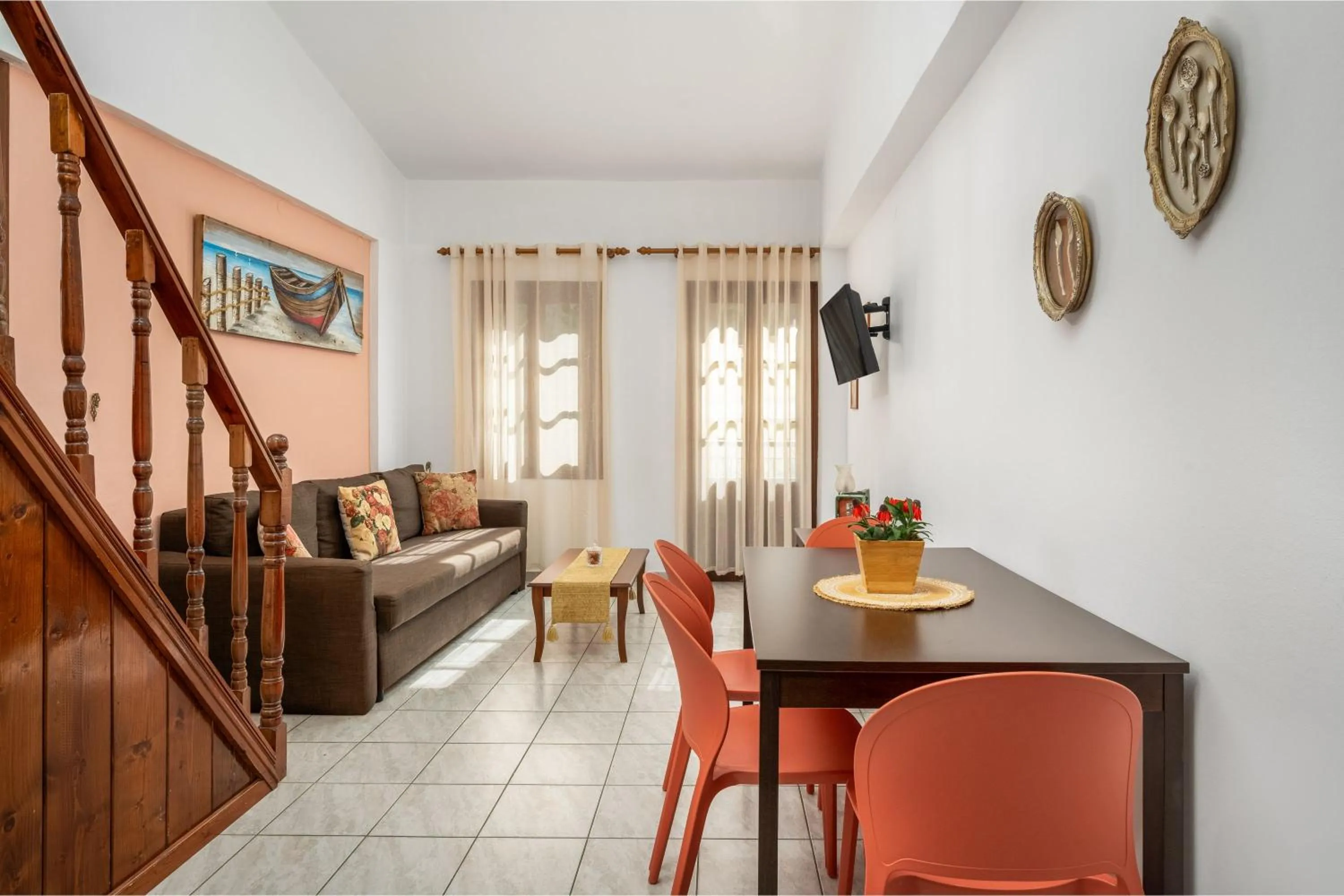 Living room in The Old Symi