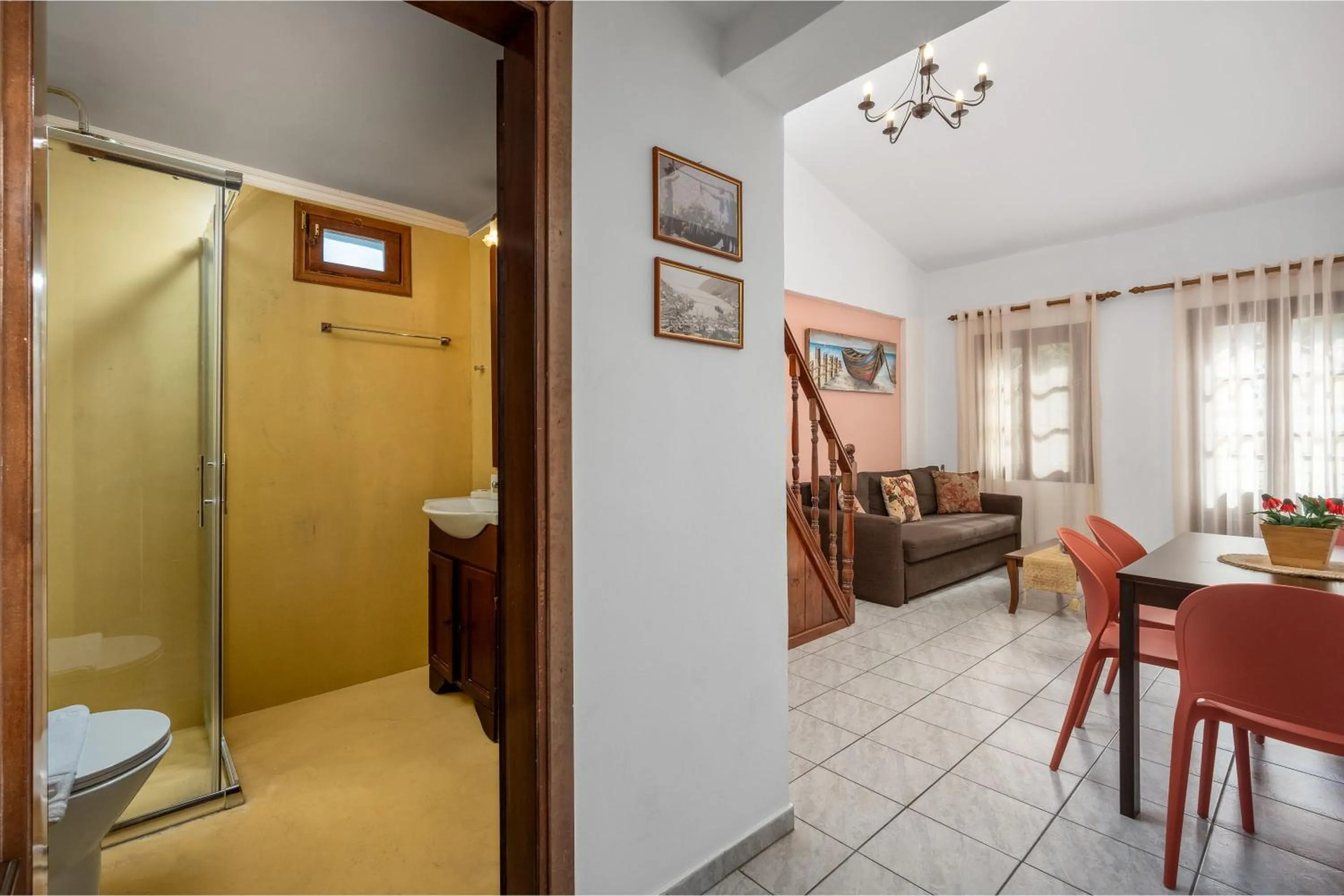 Living room in The Old Symi