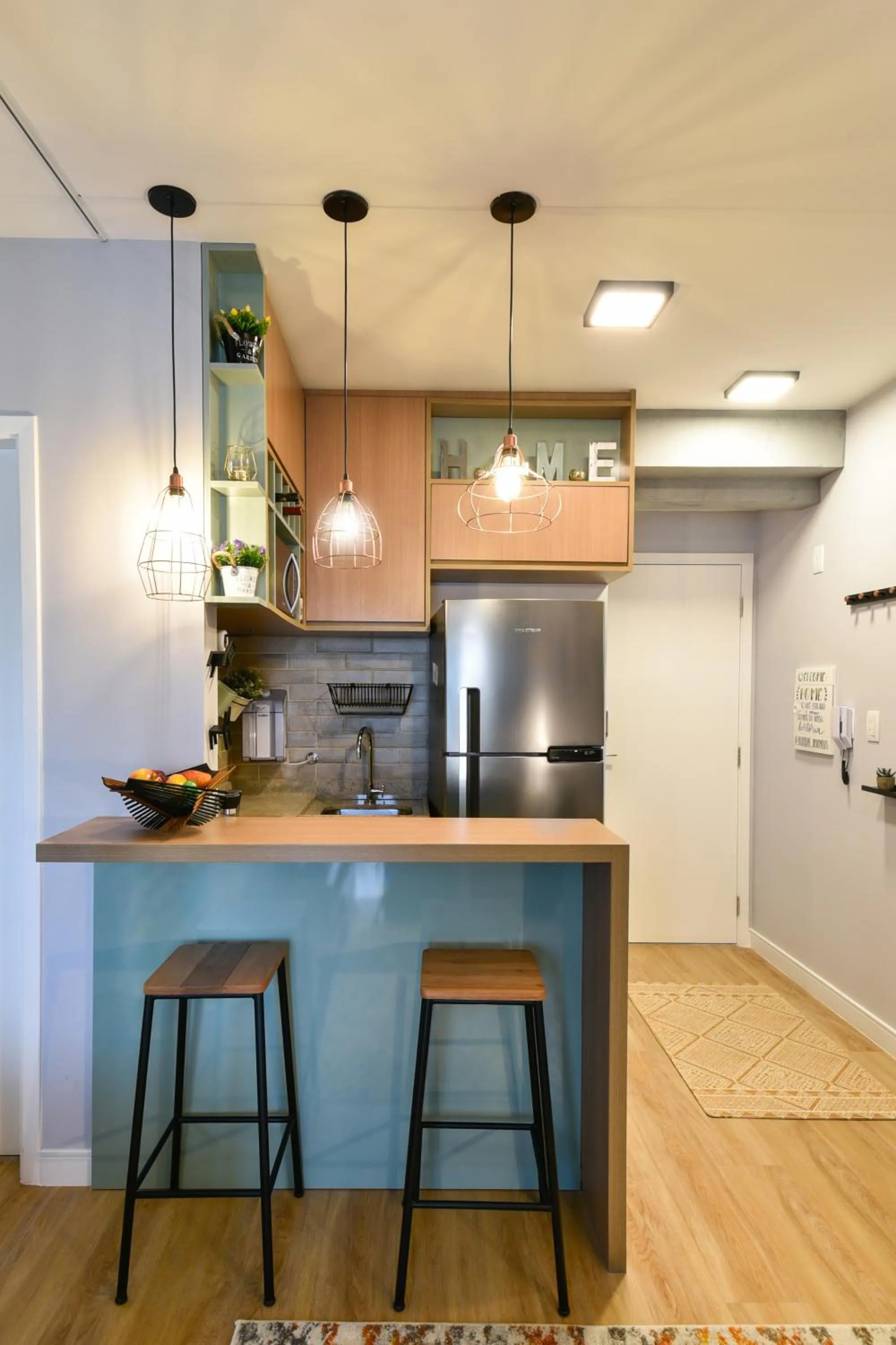 Kitchen or kitchenette in Edifício Summit Pinheiros, Aptos com Wi-Fi, Ar Condicionado, Varanda, Piscina, Academia e Estacionamento, Próximo ao Metrô