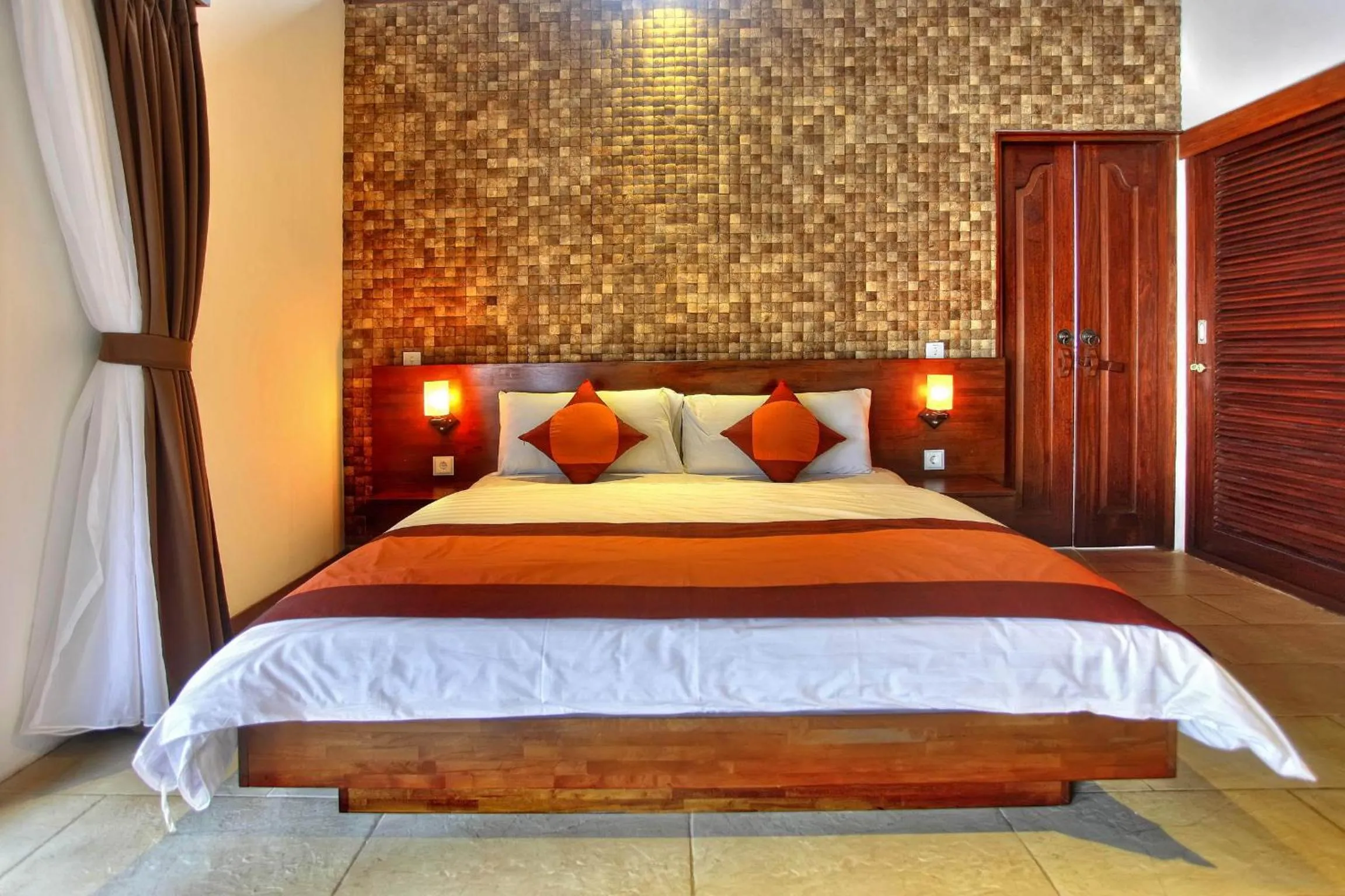 Bedroom, Bed in Villa Esperanto Seminyak