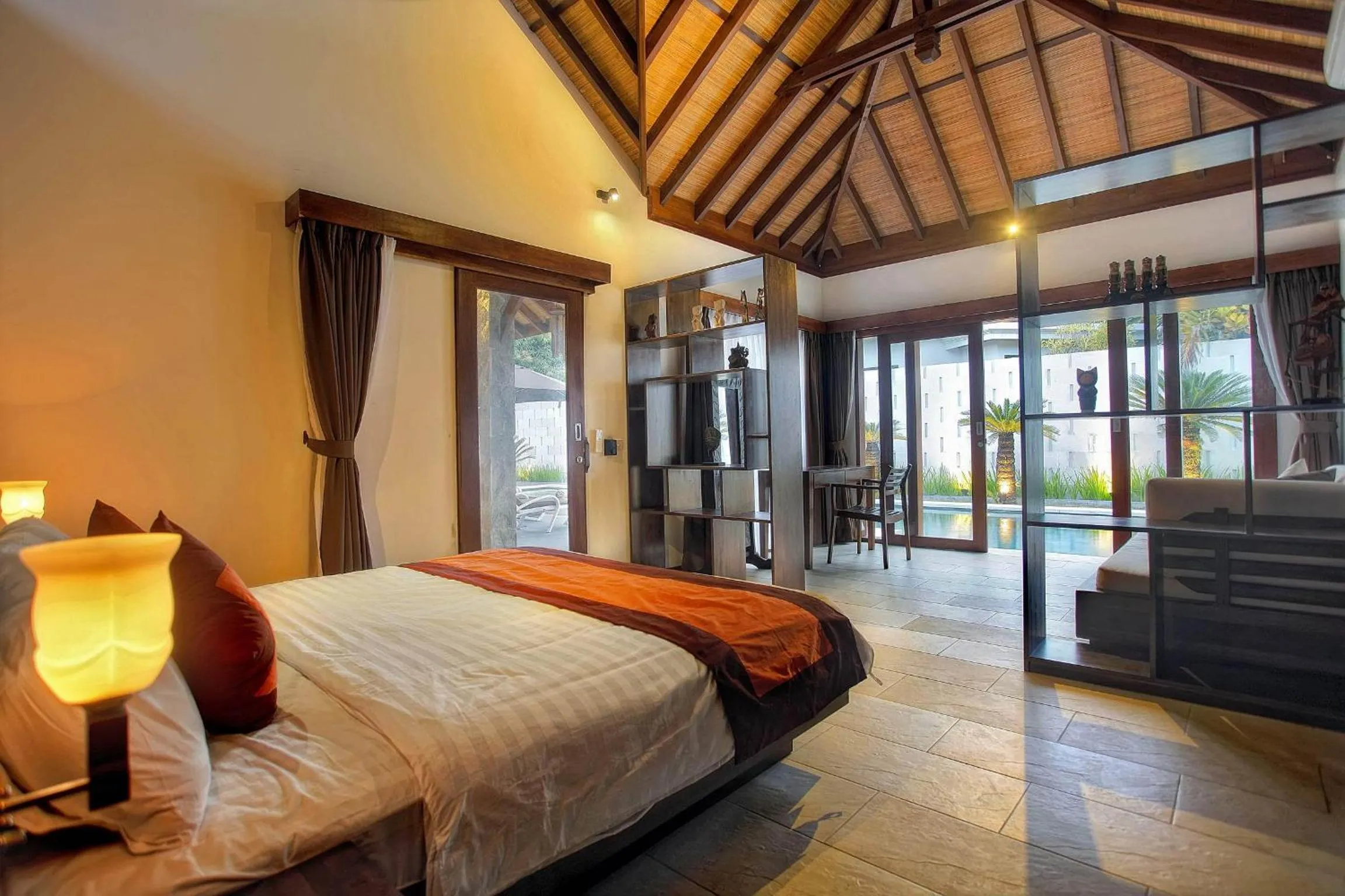 Bedroom, Bed in Villa Esperanto Seminyak