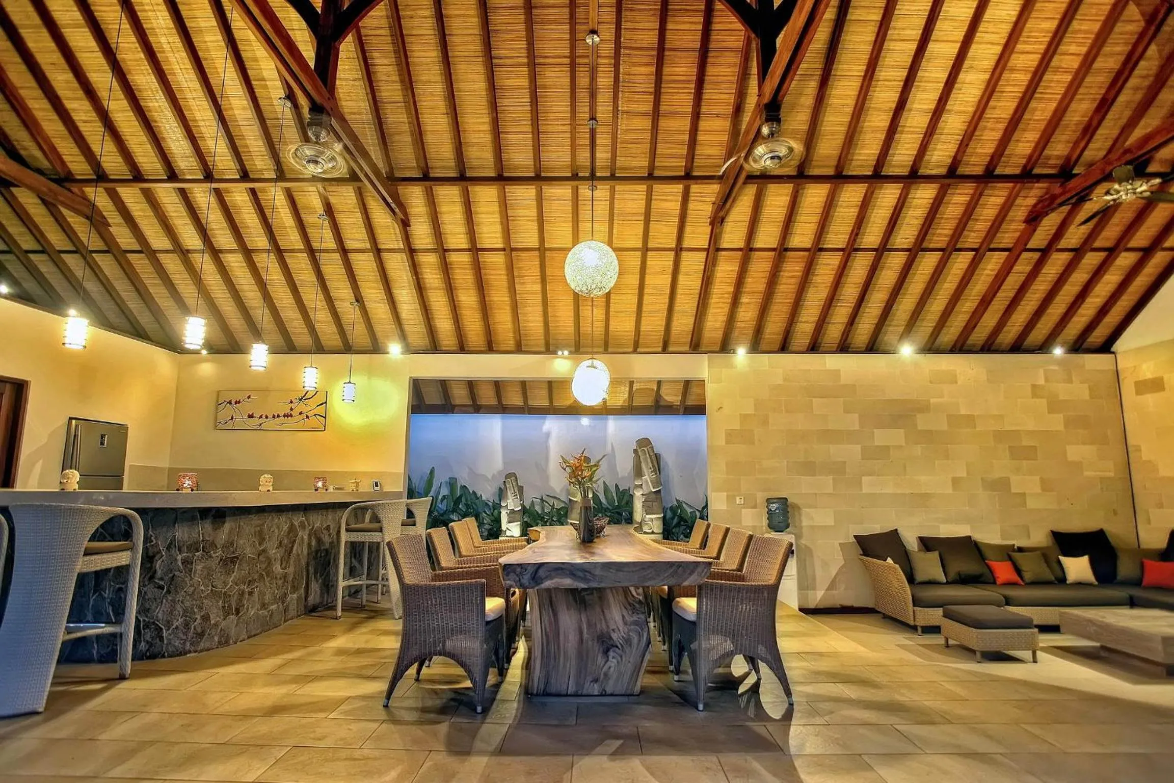 Dining area in Villa Esperanto Seminyak