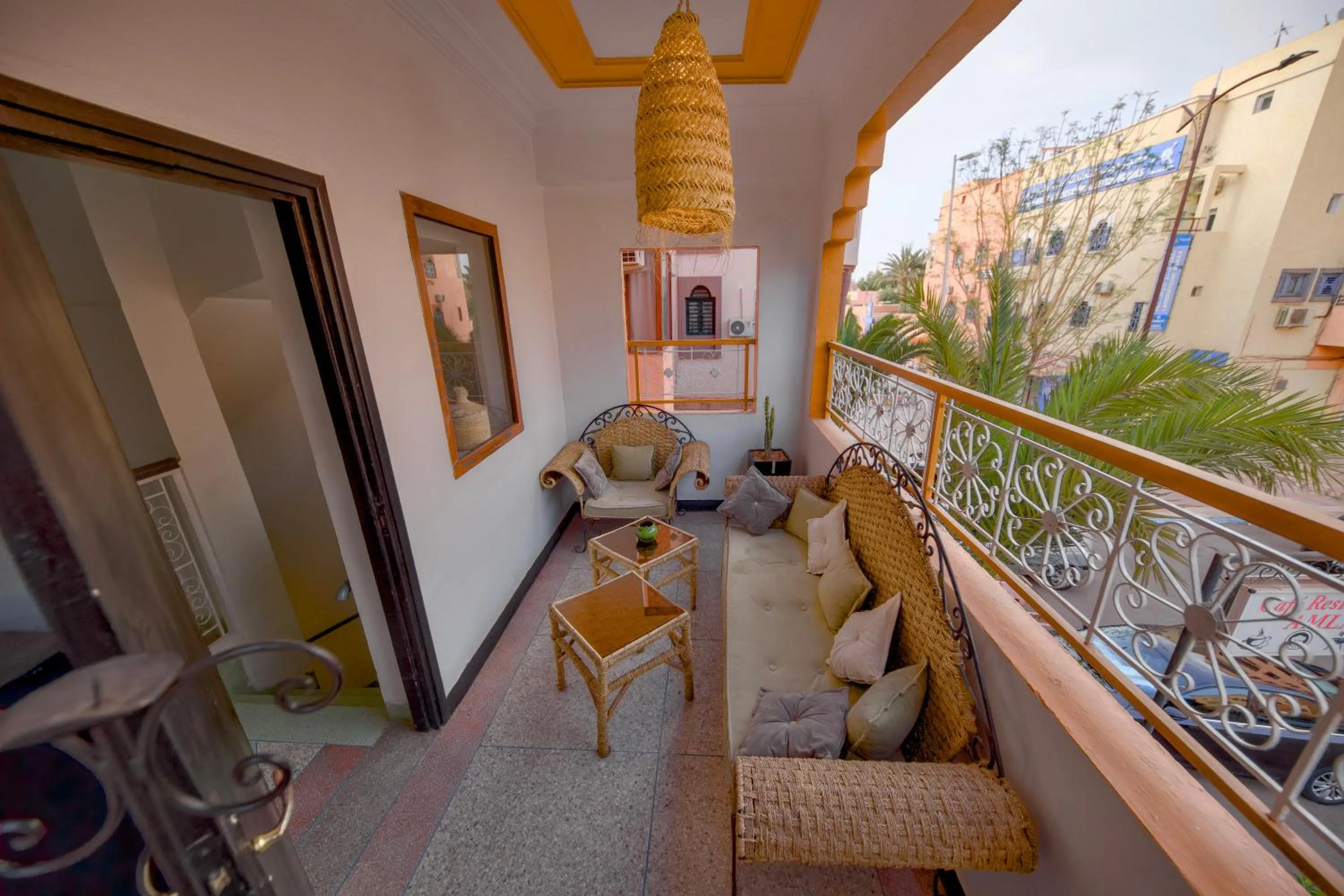 Balcony/Terrace in Hotel Riad Amlal