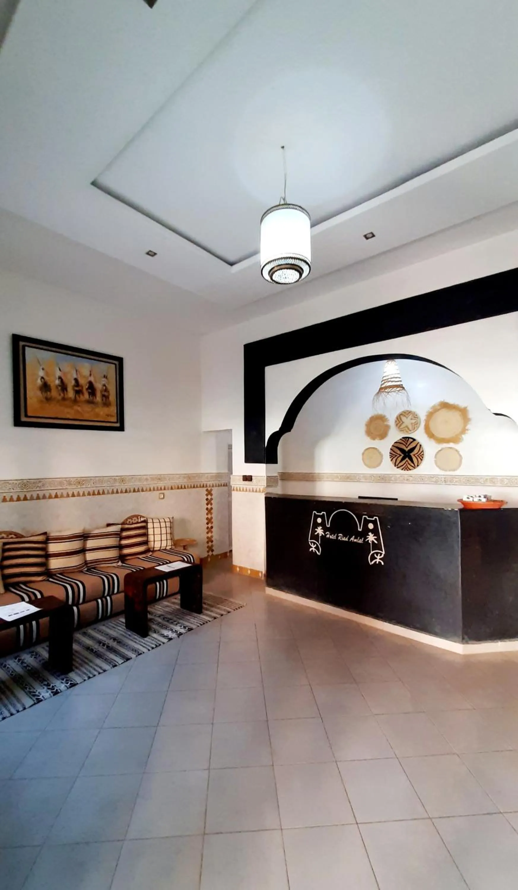 Lobby or reception in Hotel Riad Amlal