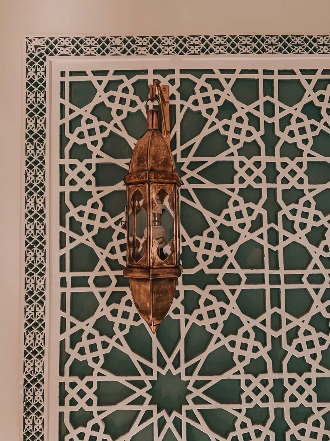 Decorative detail in Hotel Riad Amlal