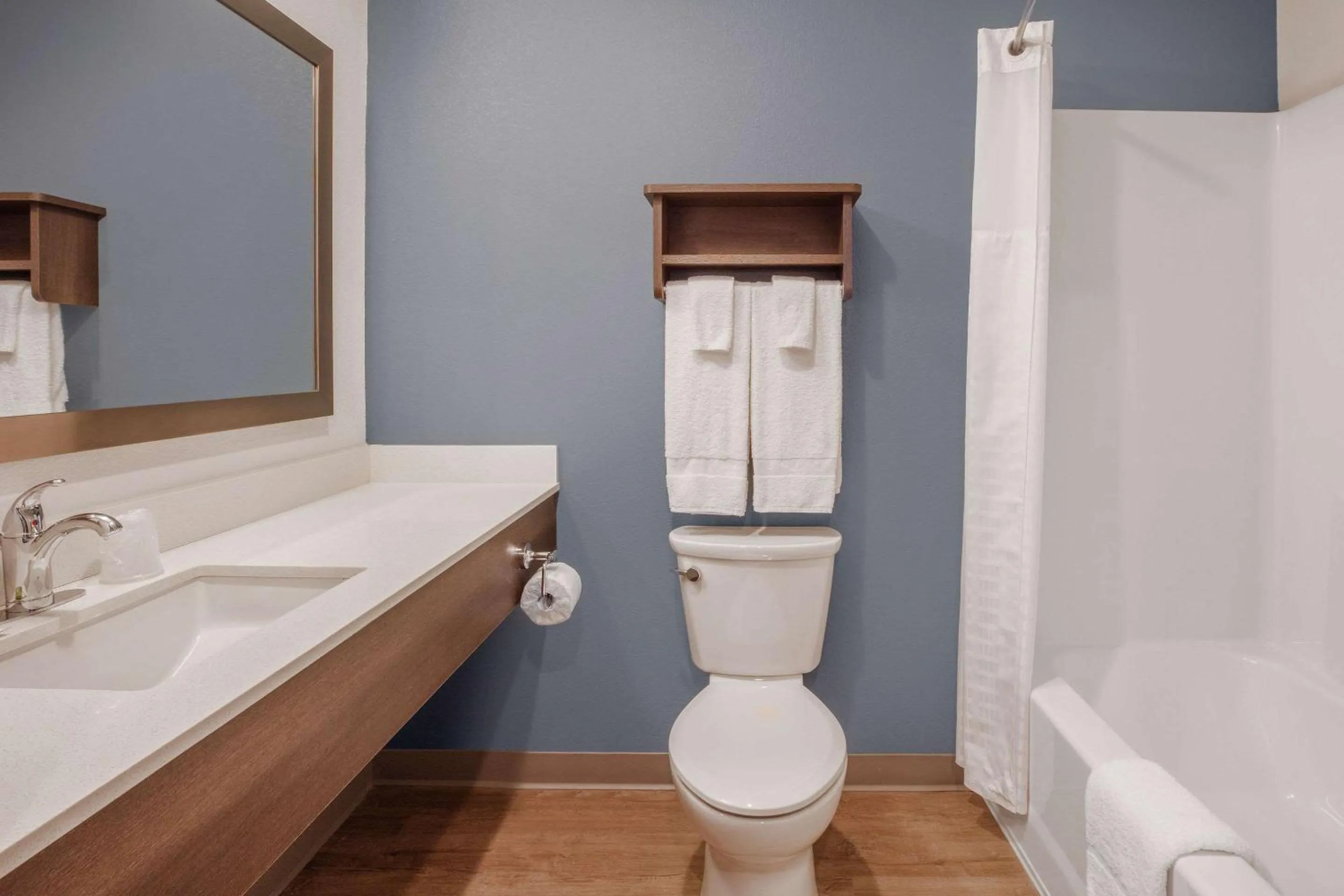 Bathroom in Wood Spring Suites Washington DC East Arena Drive