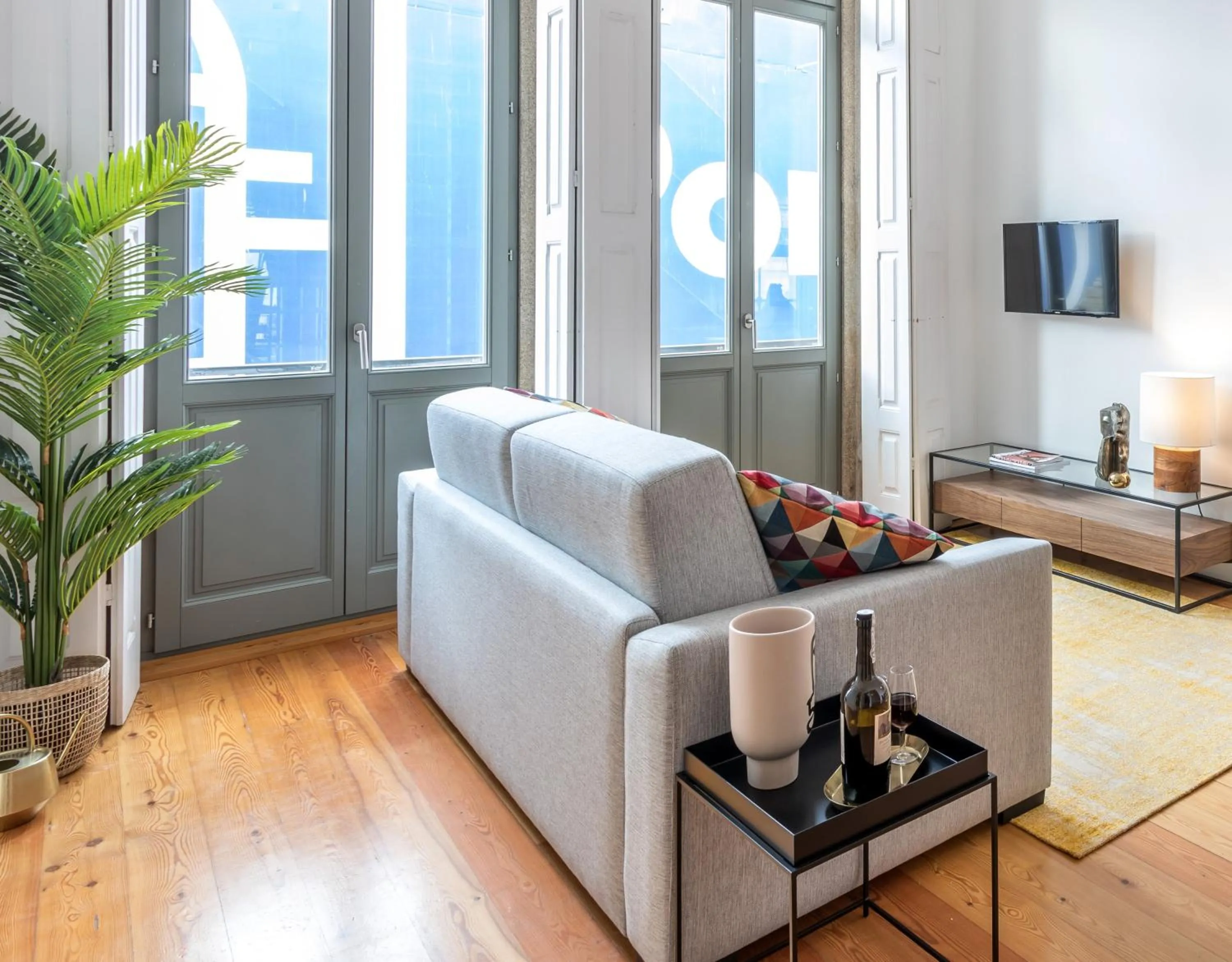 Seating area in Apartamentos Villa Bolhao