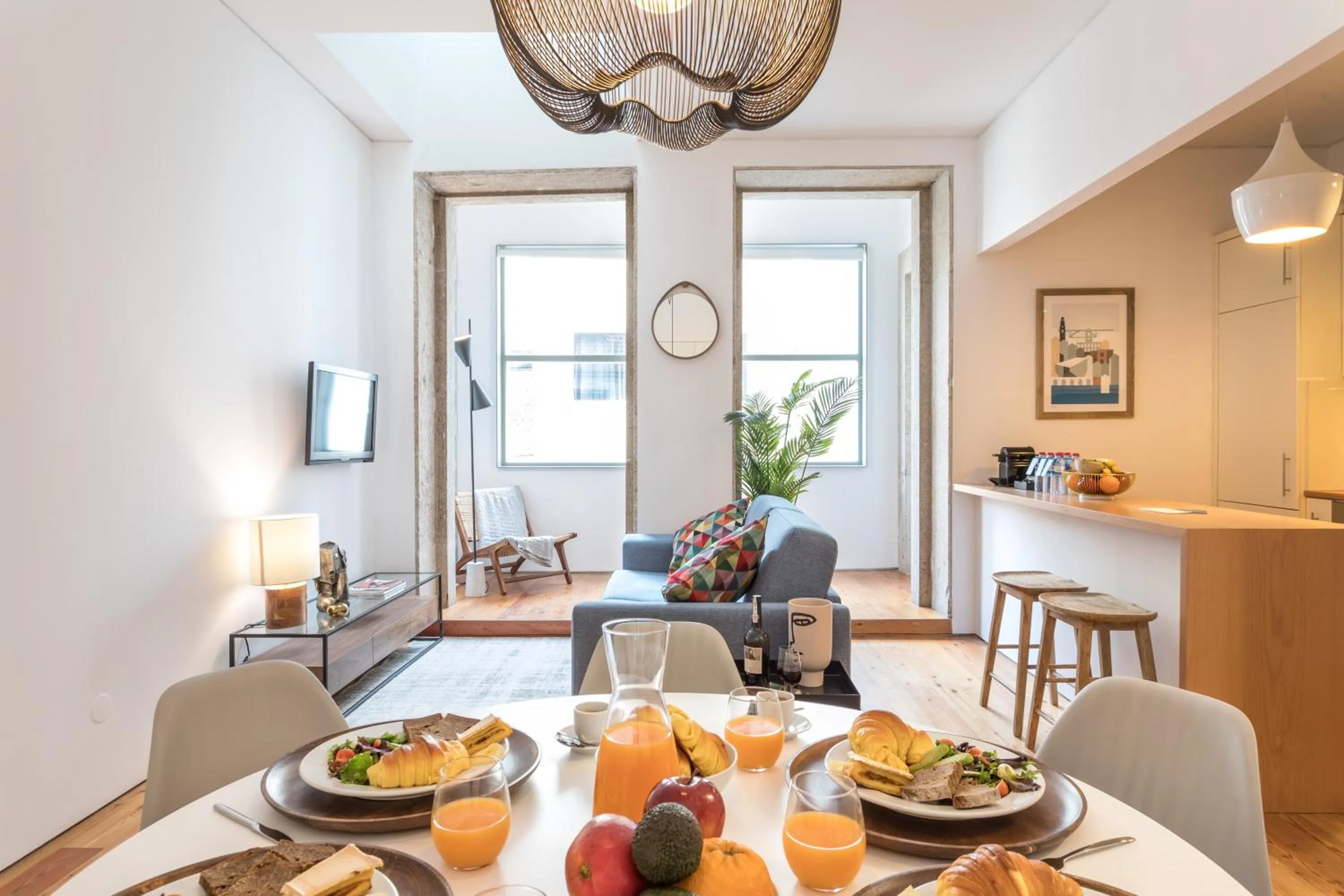 Dining area in Apartamentos Villa Bolhao