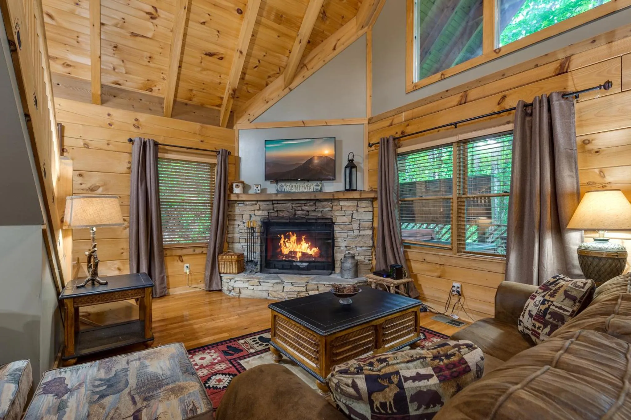 Living room in Above Ole Smokys Clouds