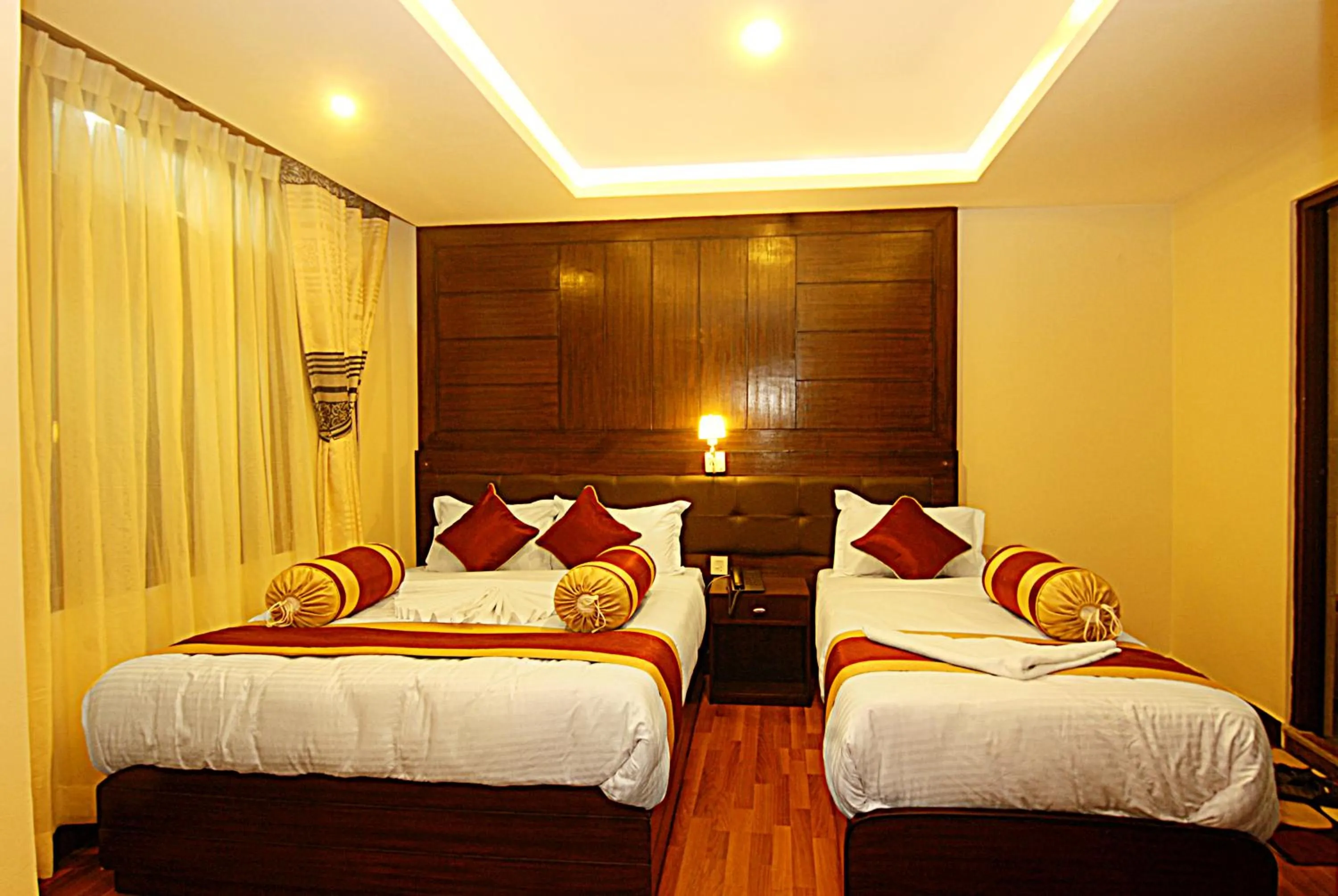 Bedroom, Bed in Hotel Buddha