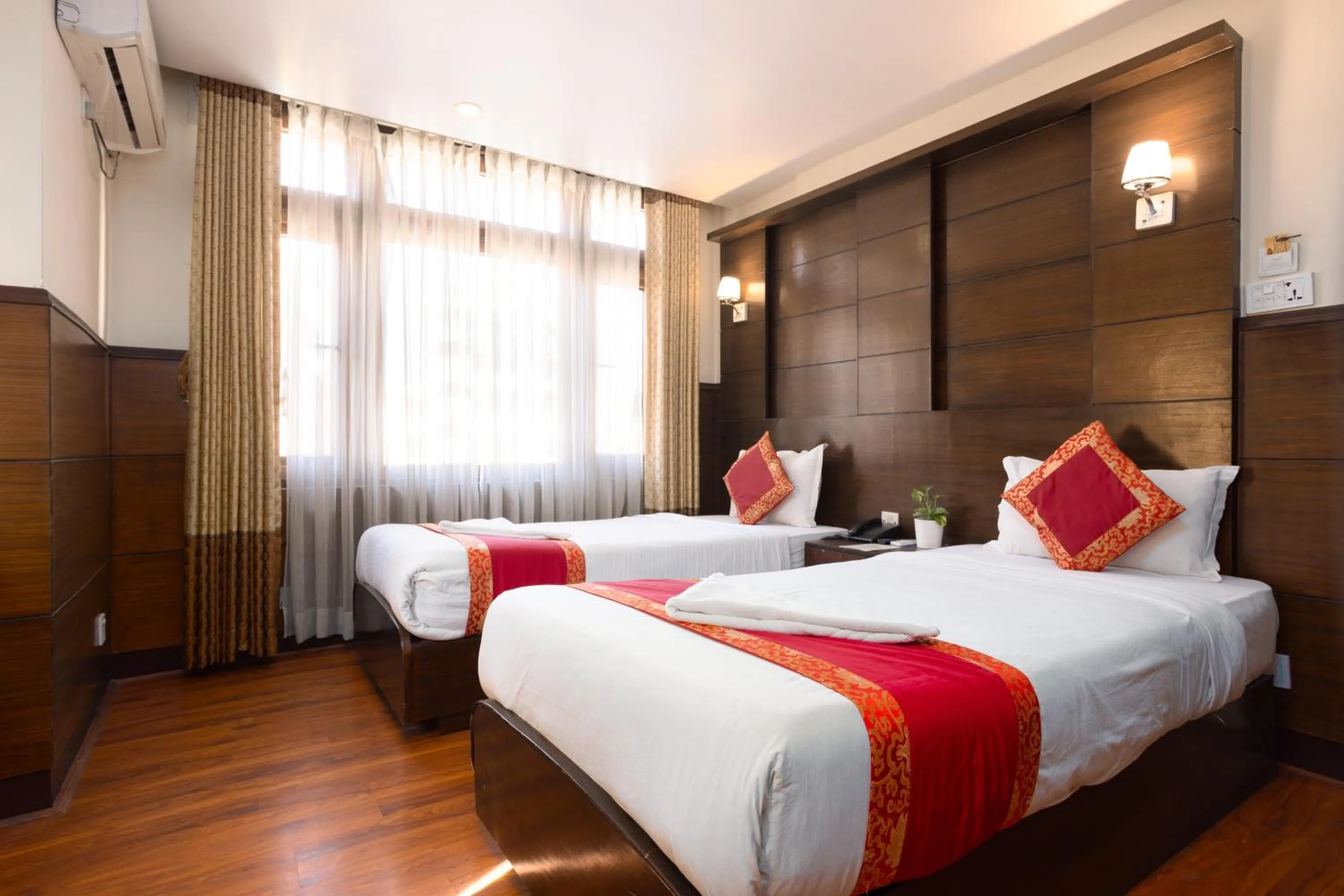 Bedroom, Bed in Hotel Buddha