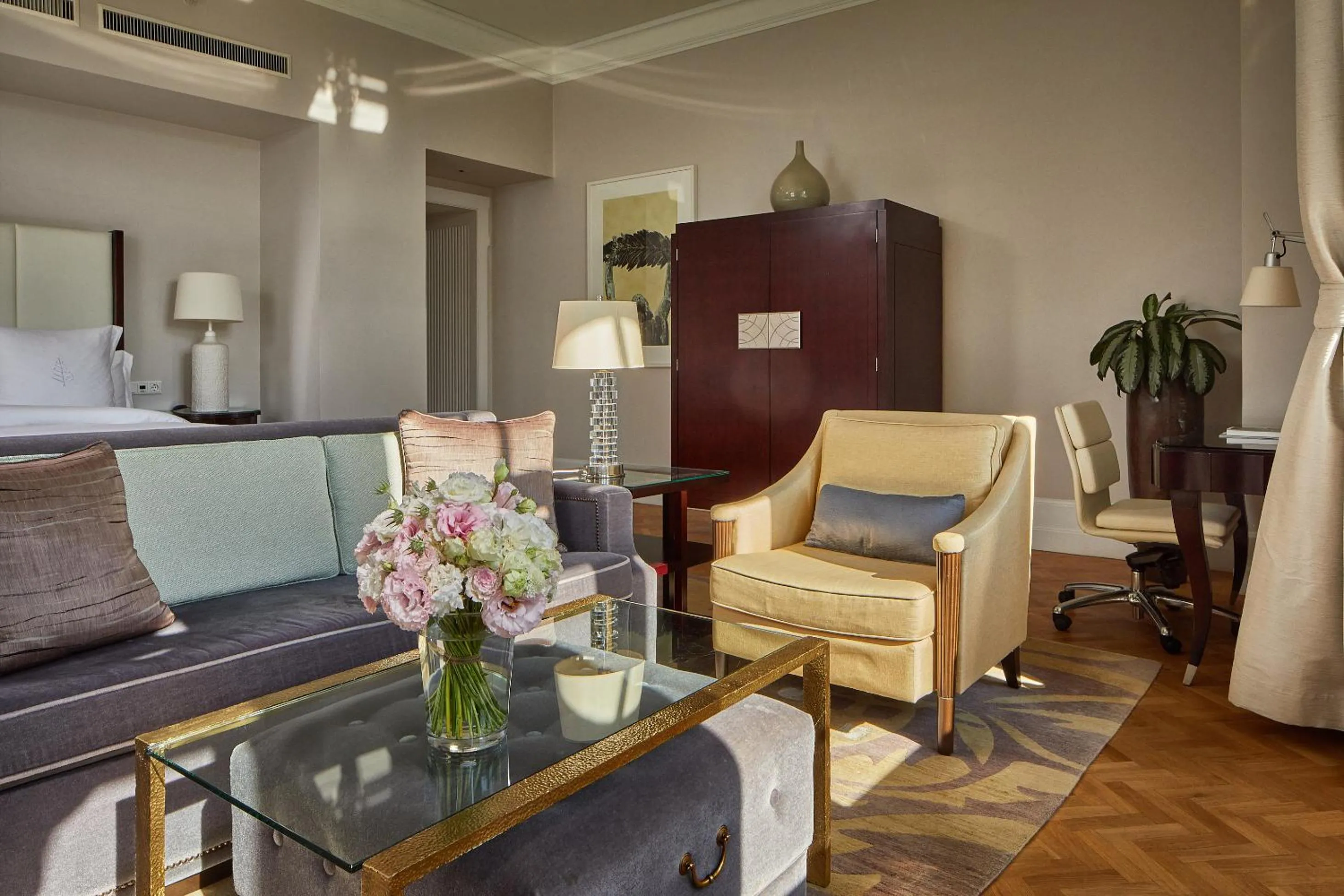 Living room in Four Seasons Hotel Gresham Palace Budapest