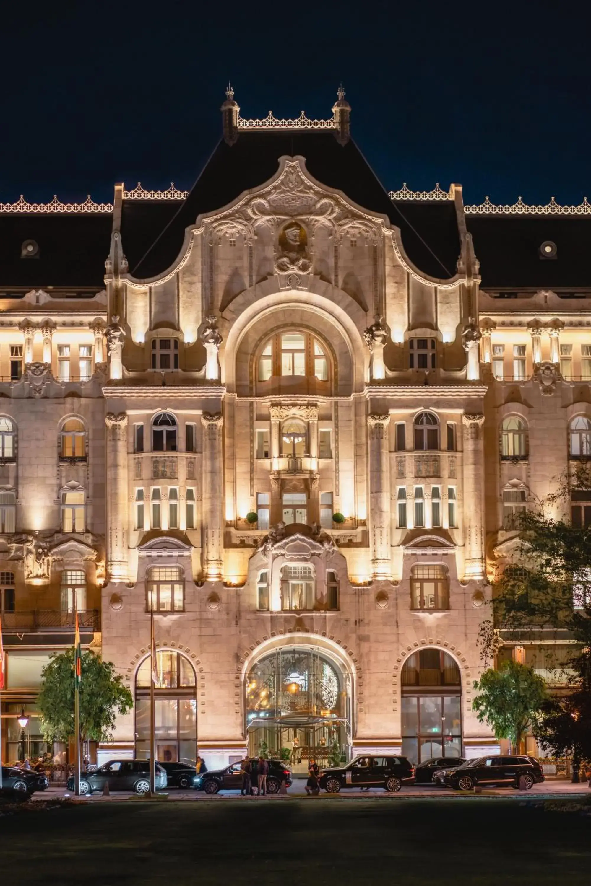 Property building in Four Seasons Hotel Gresham Palace Budapest Property building in Four Seasons Hotel Gresham Palace Budapest