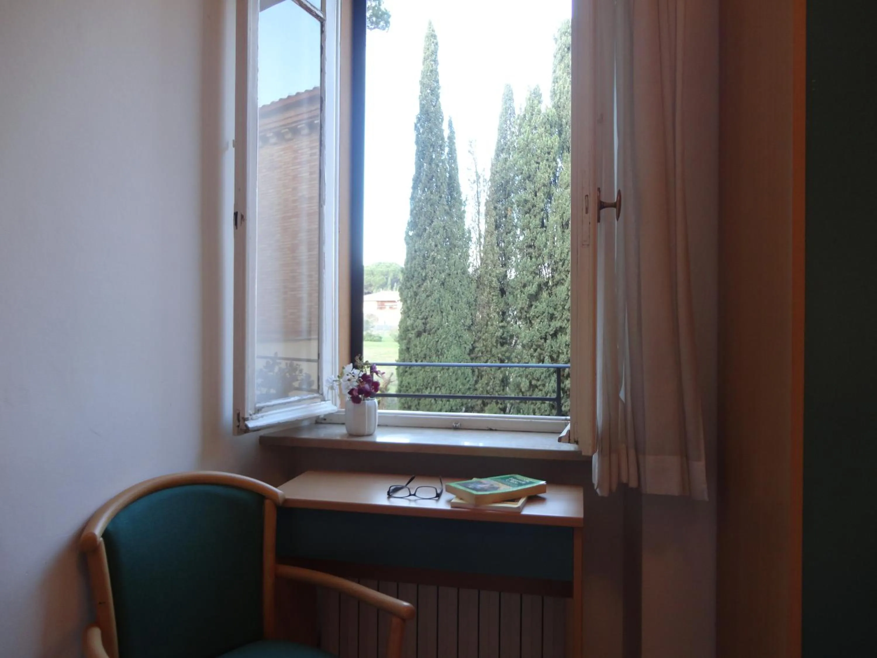 Garden view in Hotel Sacro Cuore