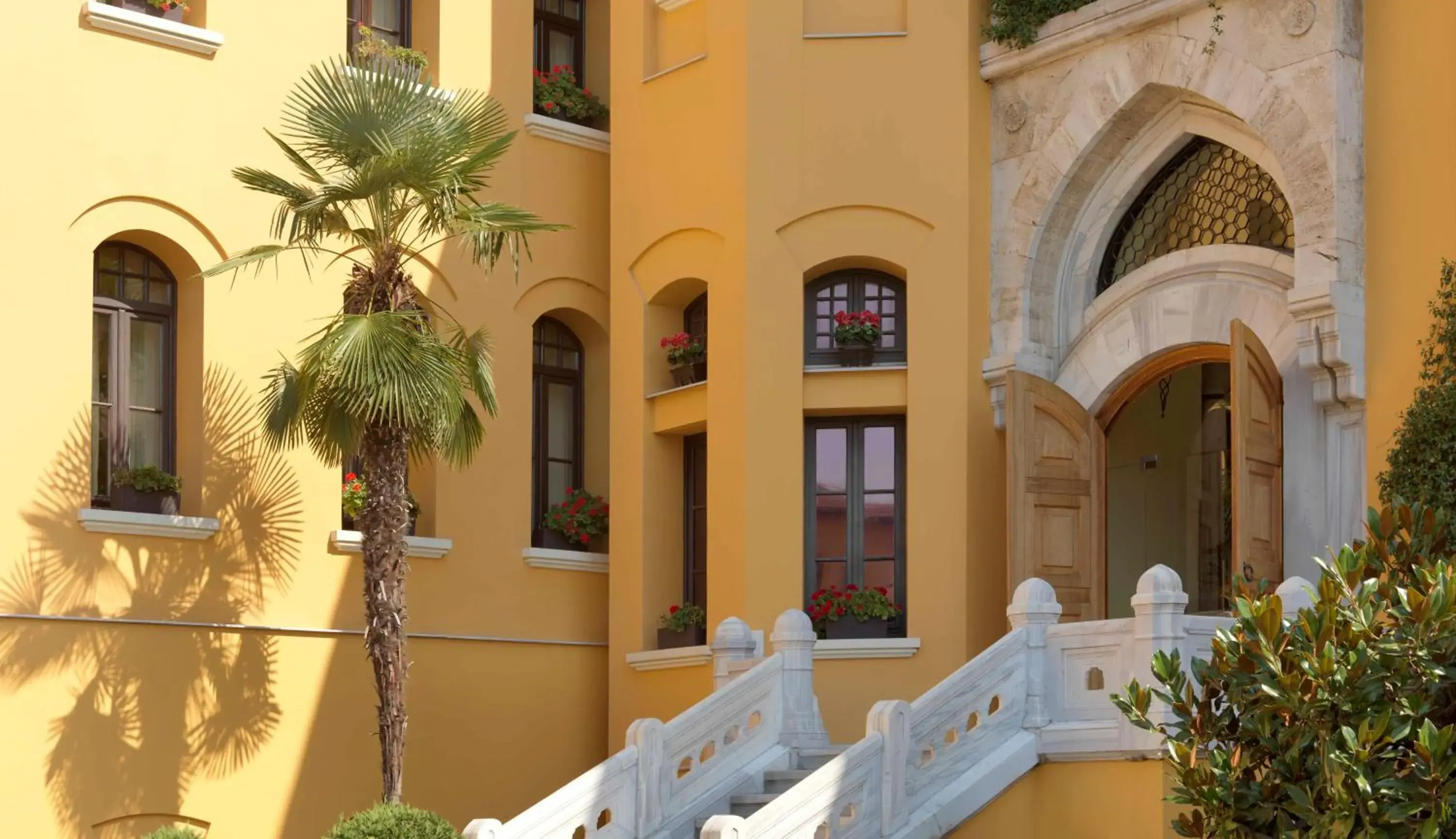 Facade/entrance in Four Seasons Hotel Istanbul at Sultanahmet Facade/entrance in Four Seasons Hotel Istanbul at Sultanahmet