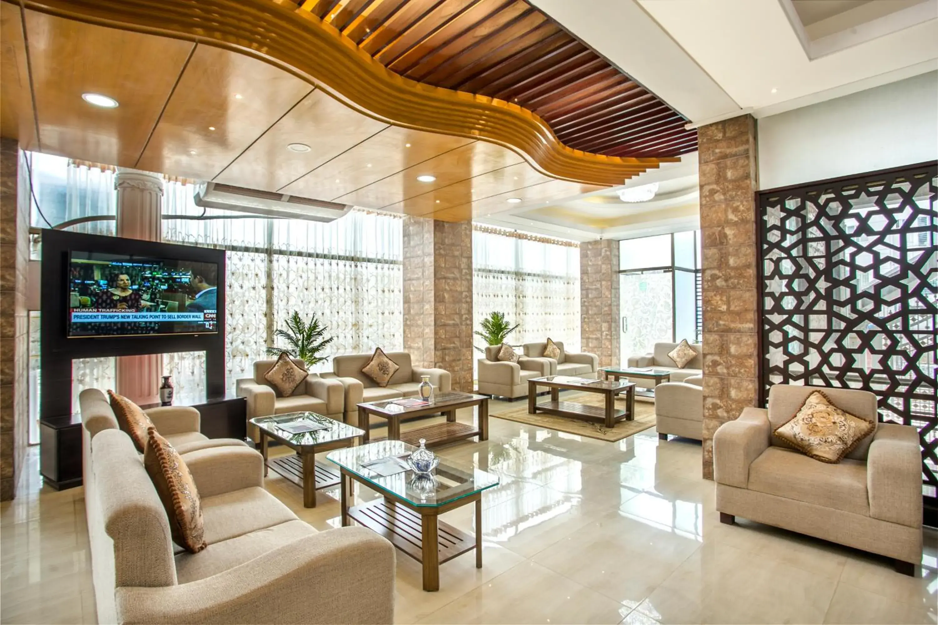 Lobby or reception in White Palace Hotel Lobby or reception in White Palace Hotel