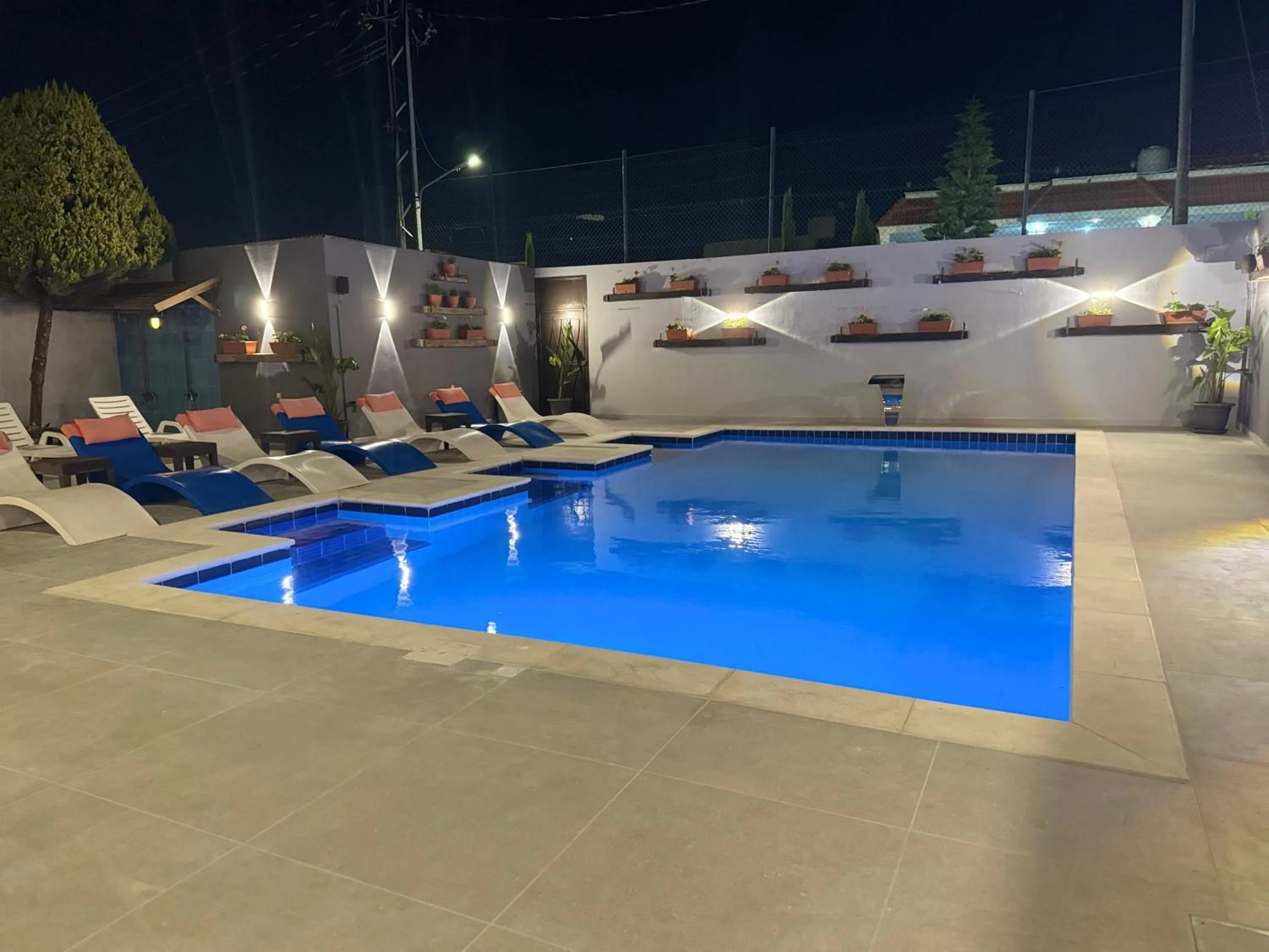 Pool view in Grand Hotel Madaba