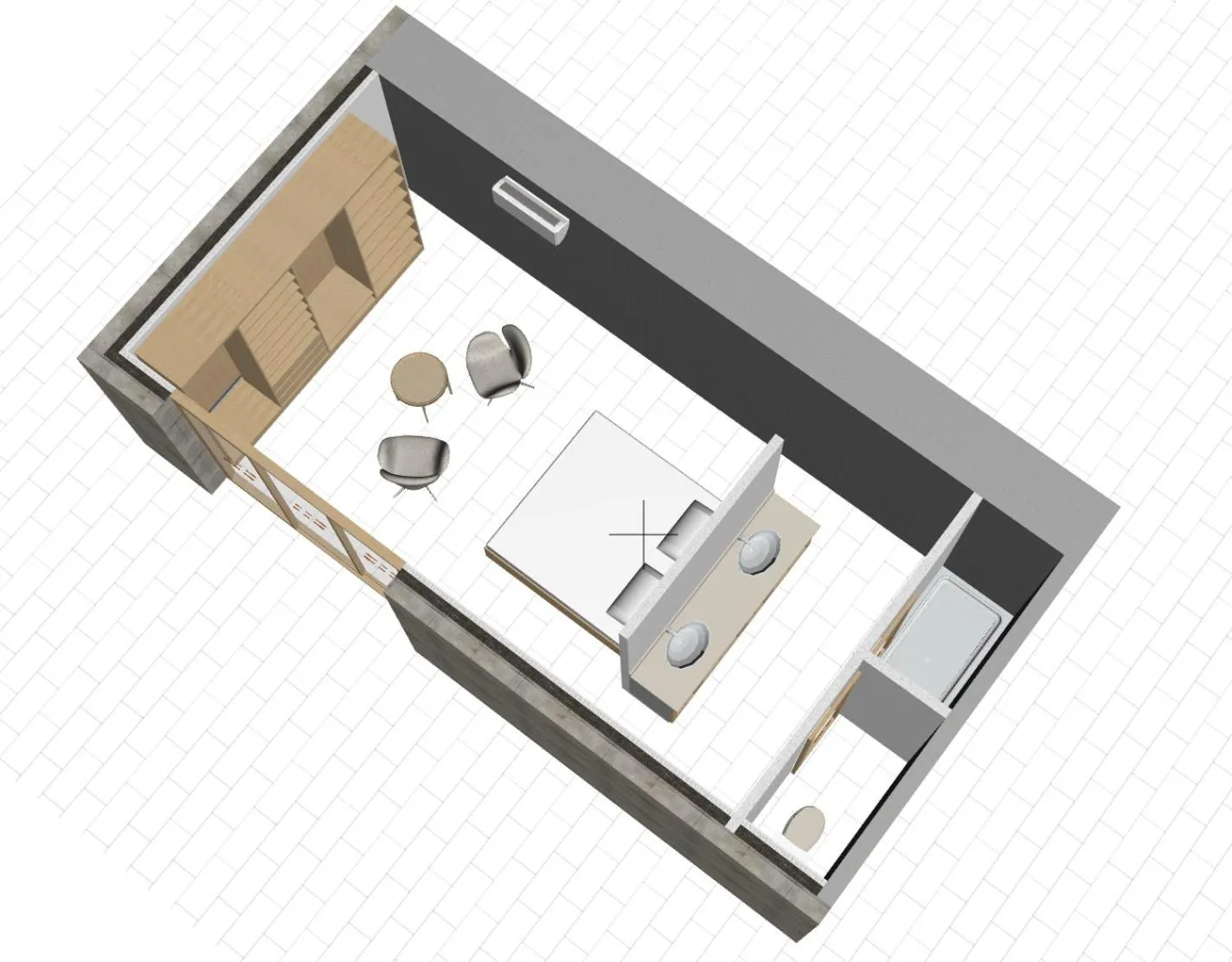 Floor plan, Bed in THE ADDRESS CASSIS