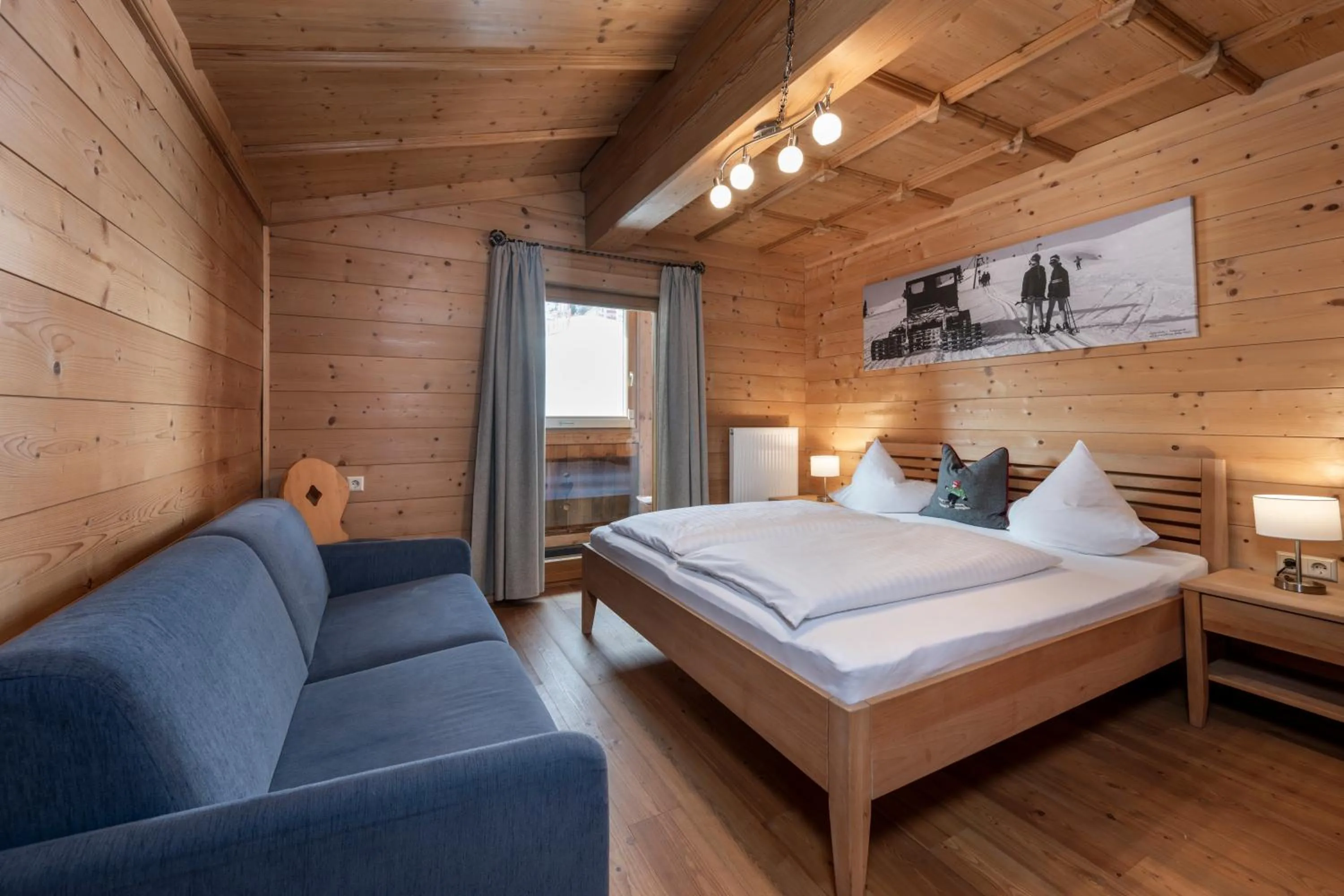 Bed in AUSTRIA APPART - natural Lifestyle Appartements auf der Piste