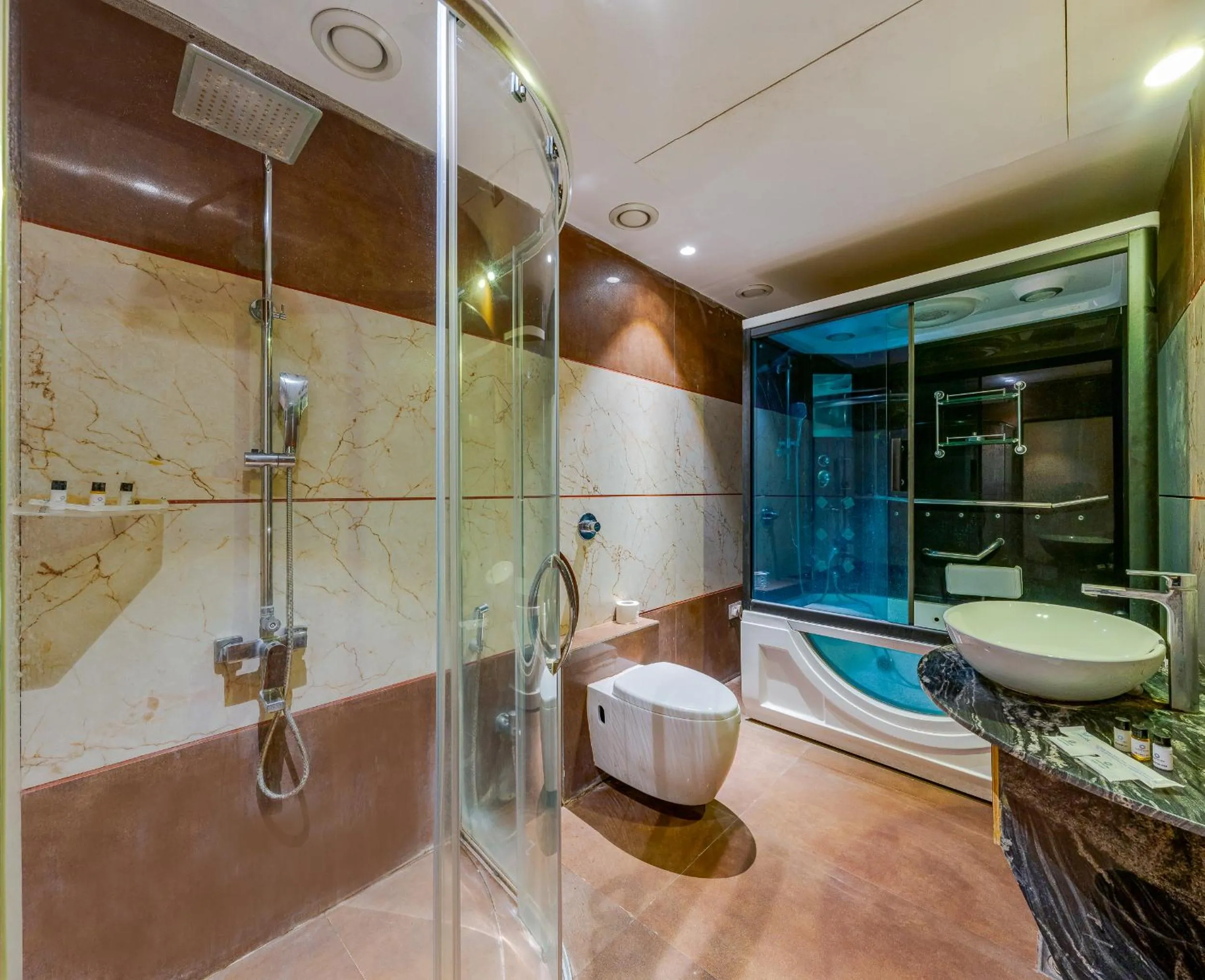 Toilet in Hotel Sapphire Premium Hotel & Suite