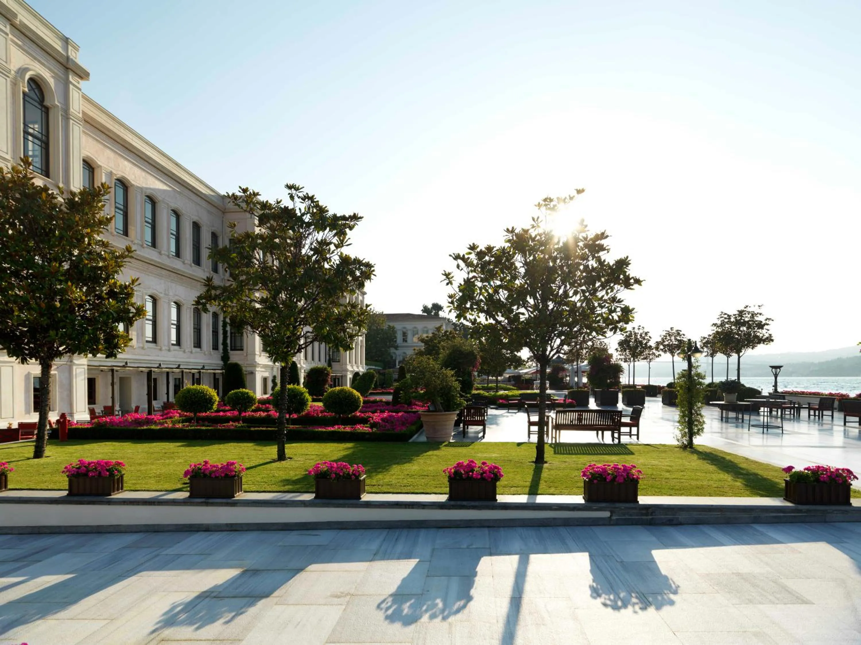 Facade/entrance in Four Seasons Hotel Istanbul at the Bosphorus