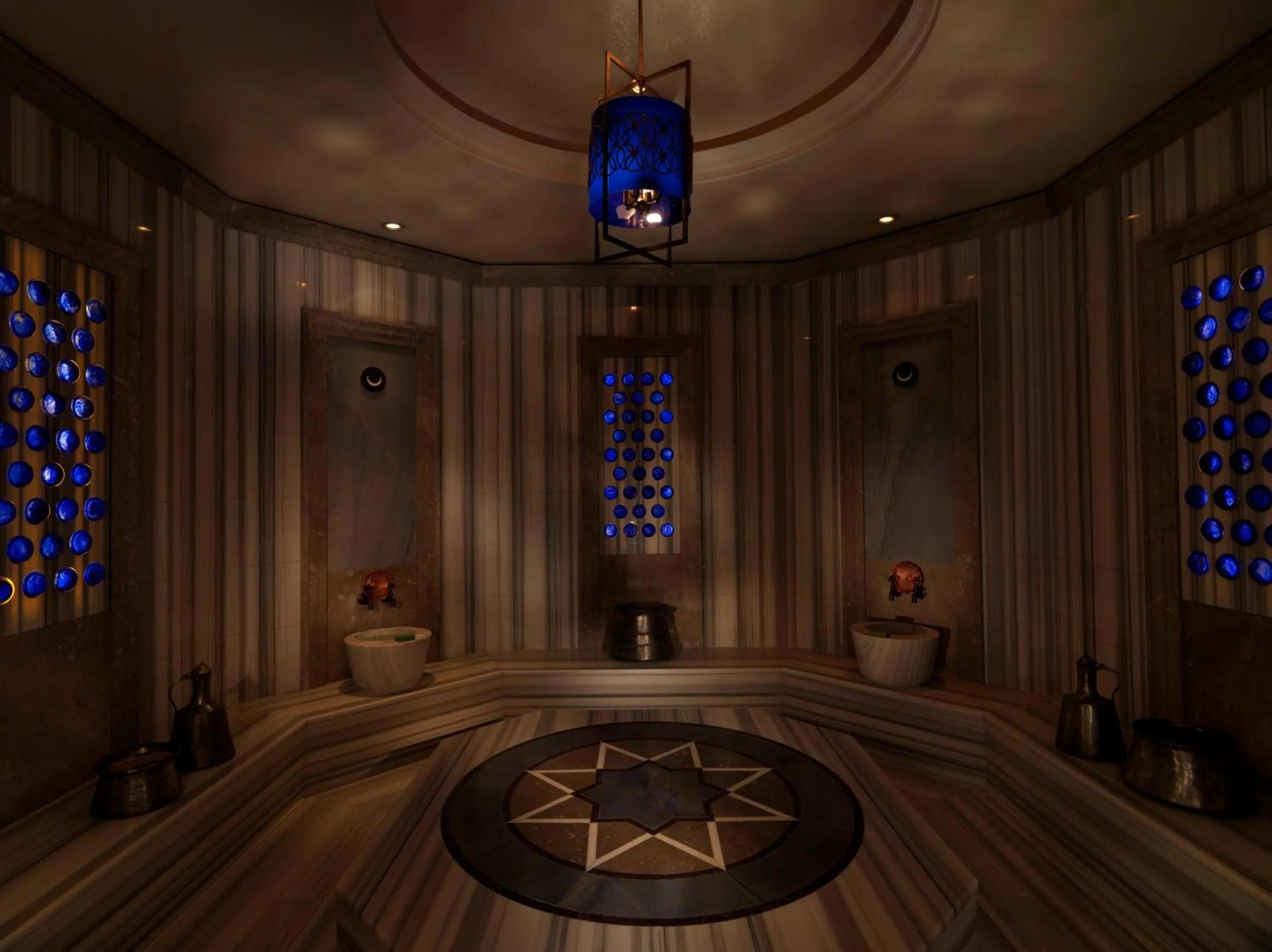 Decorative detail in Four Seasons Hotel Istanbul at the Bosphorus