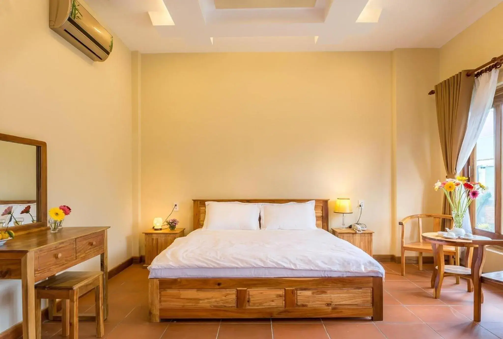 Bed in Phu Quoc Bungalow Yen Thanh Bed in Phu Quoc Bungalow Yen Thanh