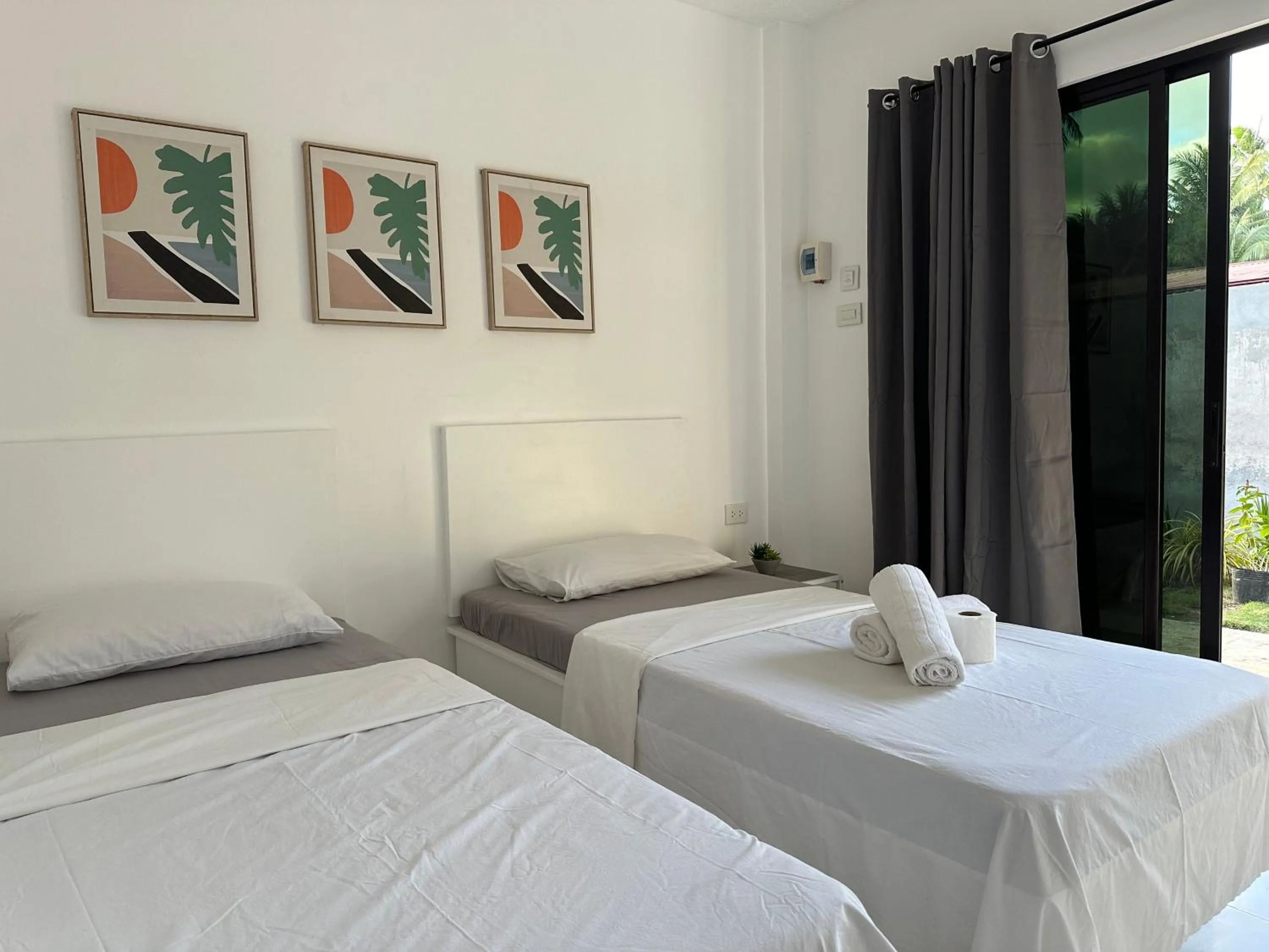 Bed in Sea View Resort