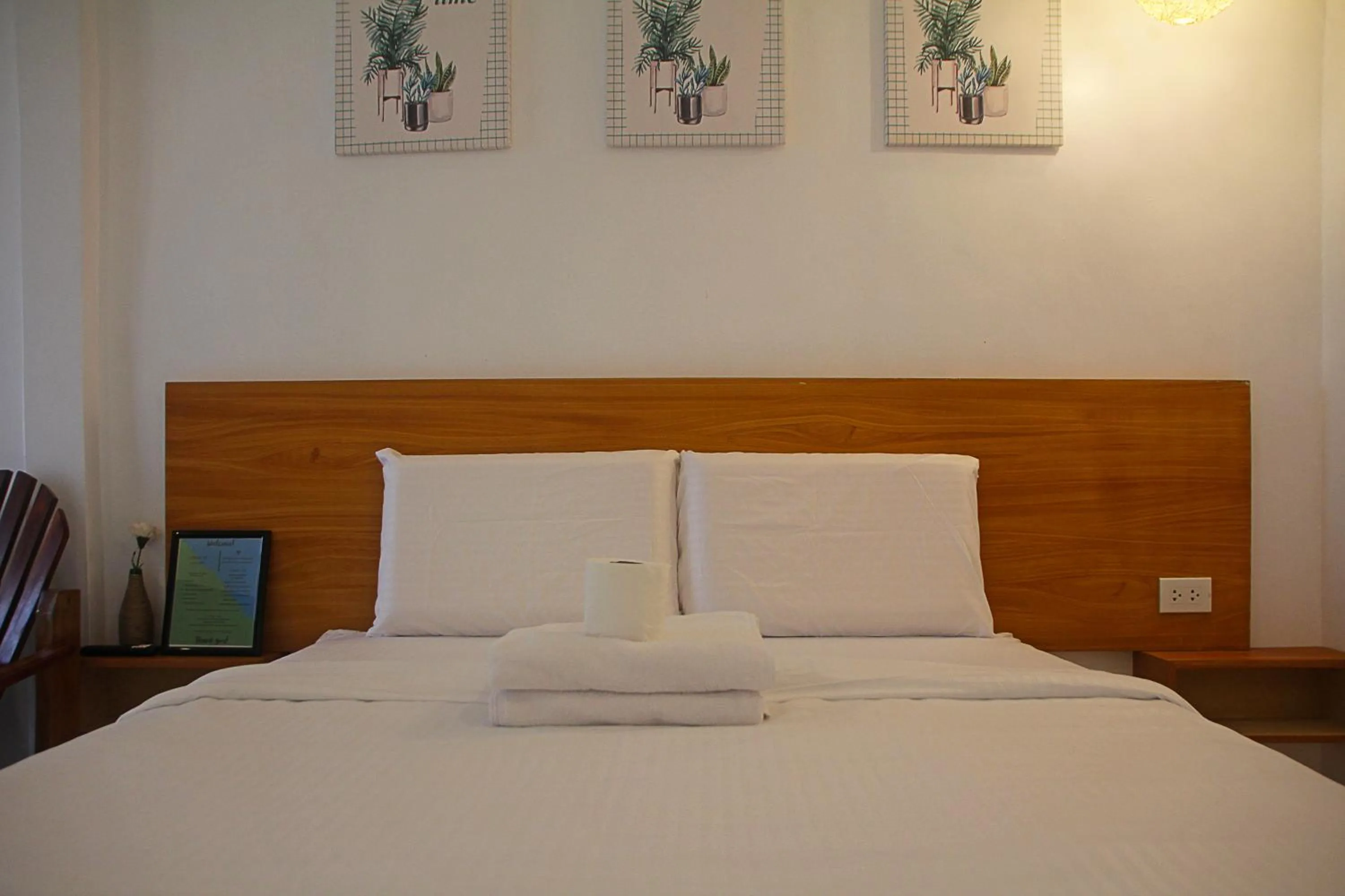 Bed in Sea View Resort