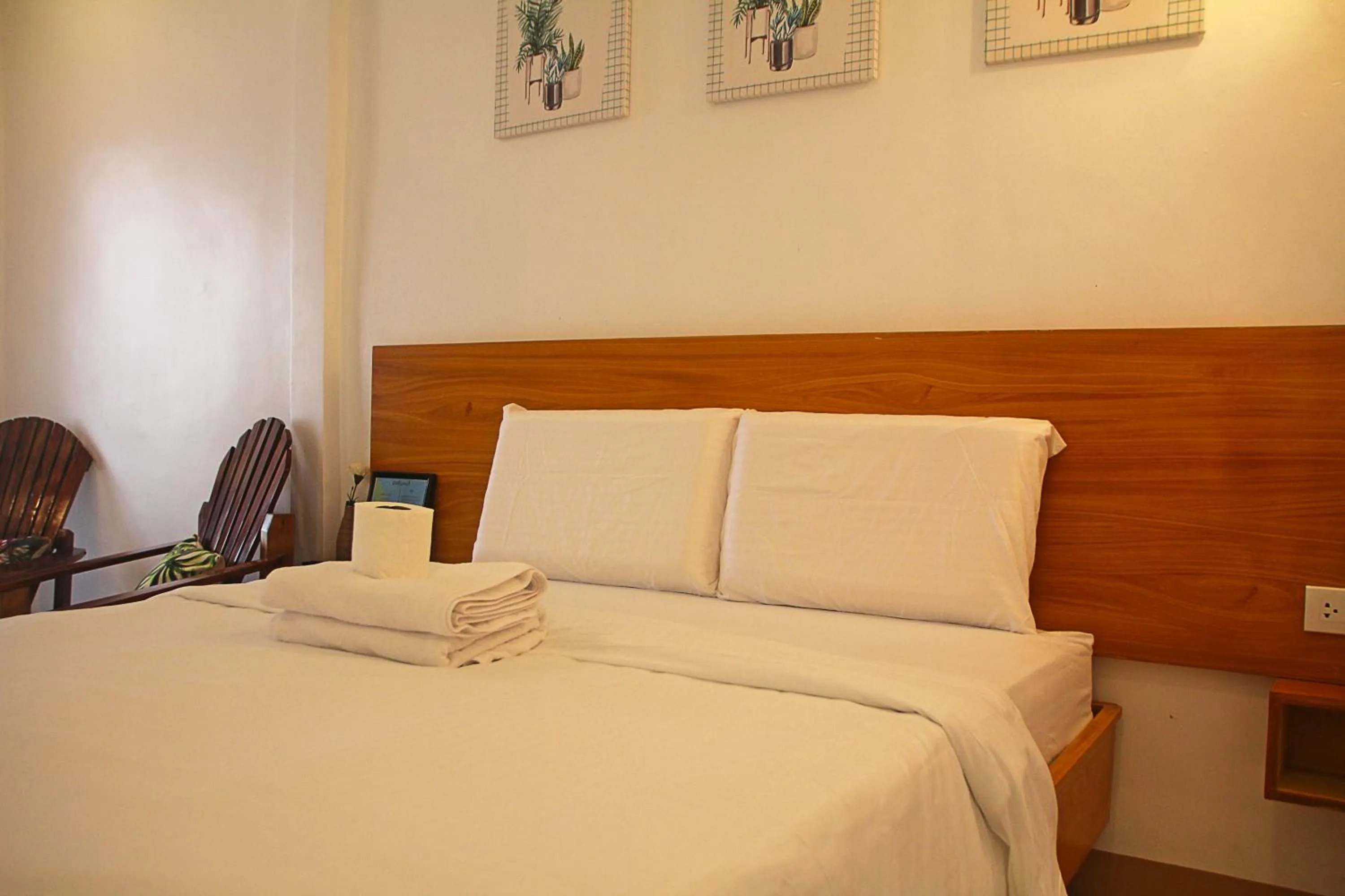 Bed in Sea View Resort