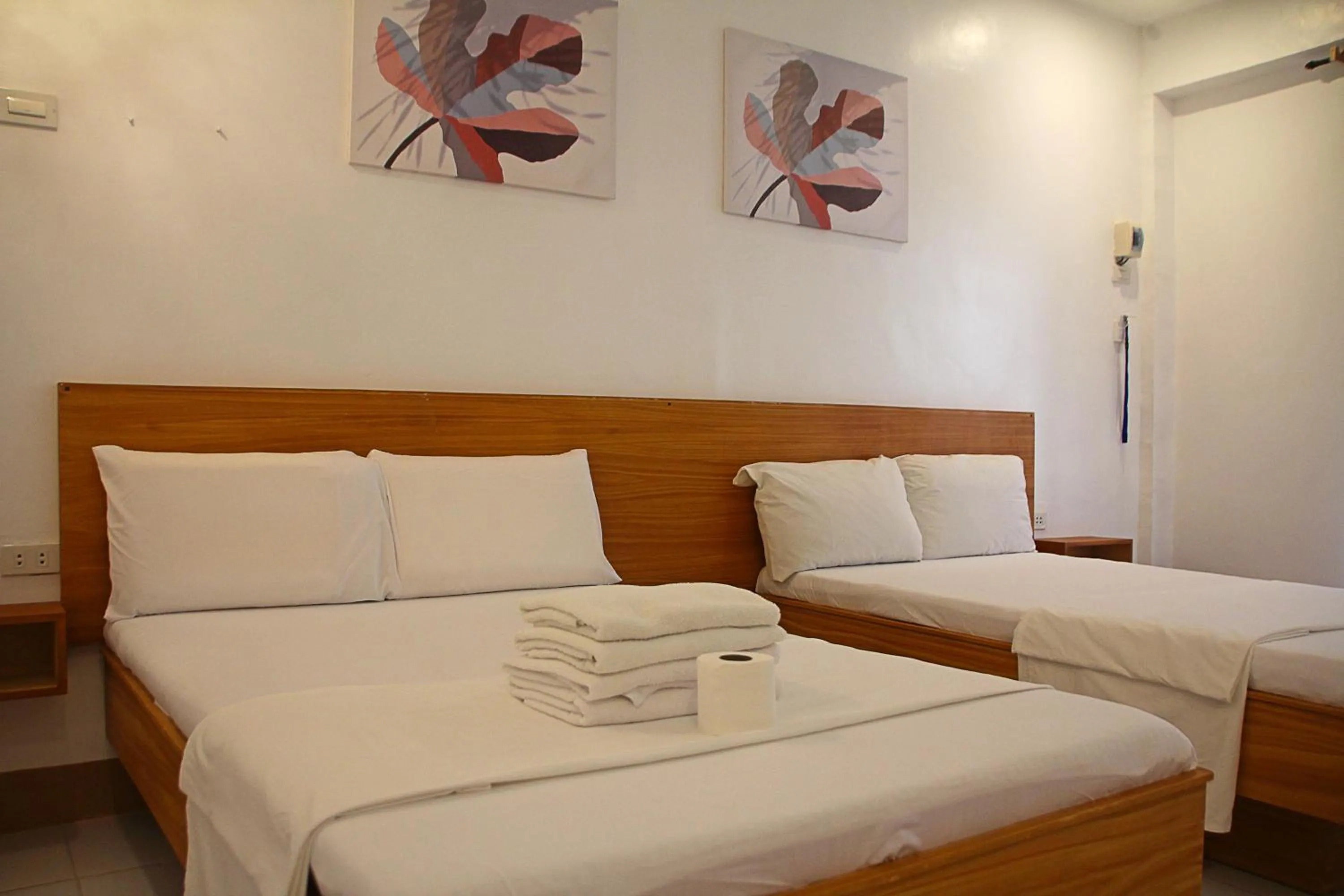 Bed in Sea View Resort