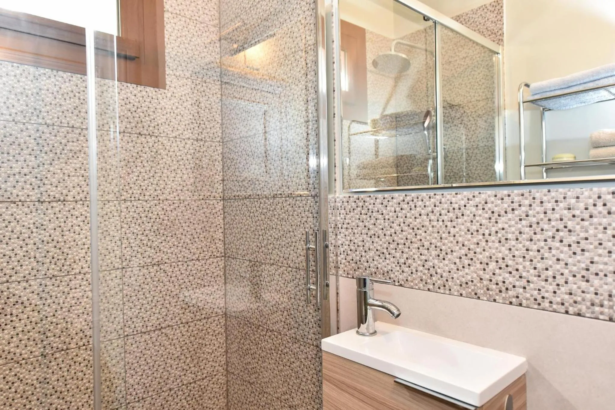Shower in Finca Madroñal with Pool in Gran Canaria by VillaGranCanaria