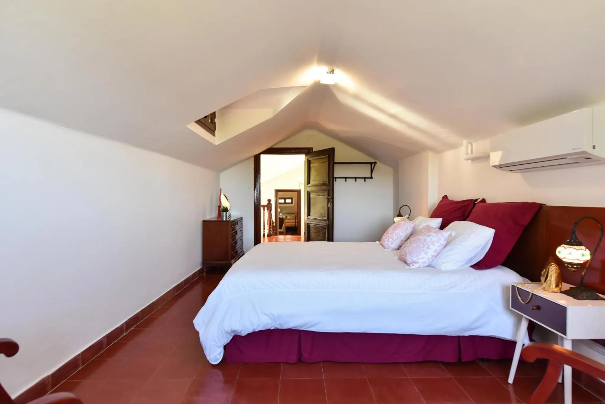 Bed in Finca Madroñal with Pool in Gran Canaria by VillaGranCanaria