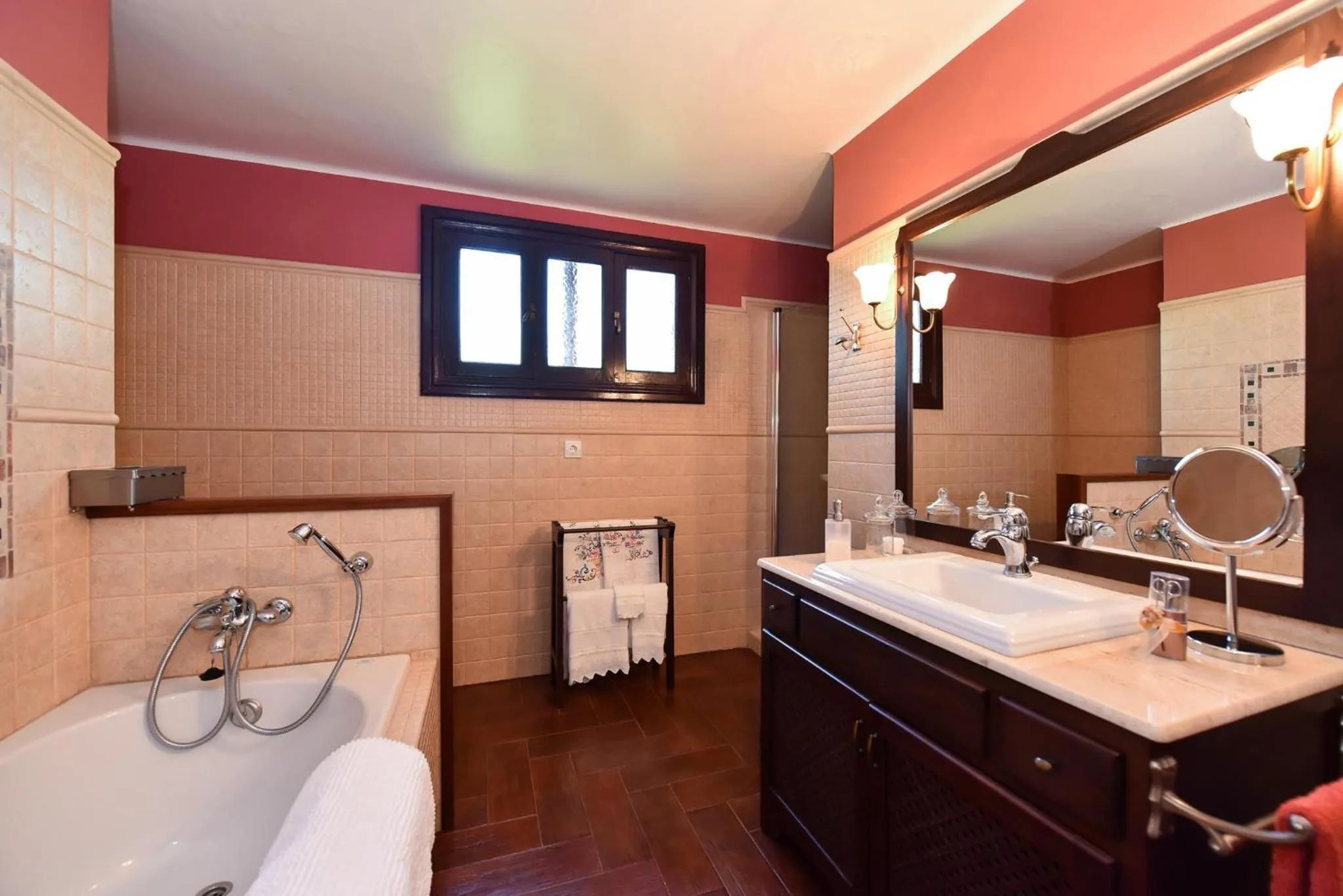 Bathroom in Finca Madroñal with Pool in Gran Canaria by VillaGranCanaria